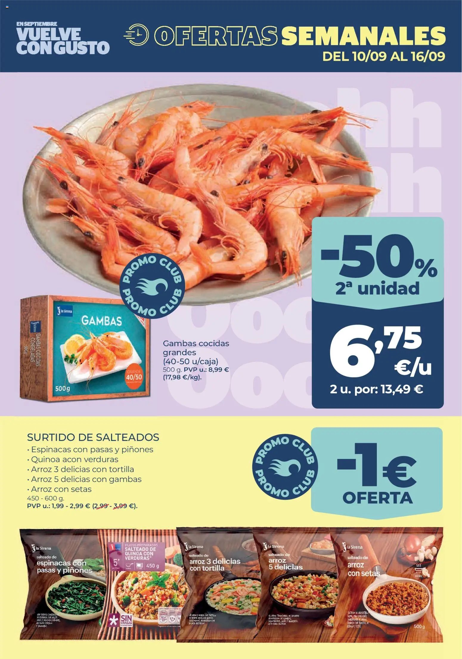 La Sirena oferta desde 10/09/2026 La Sirena Folleto