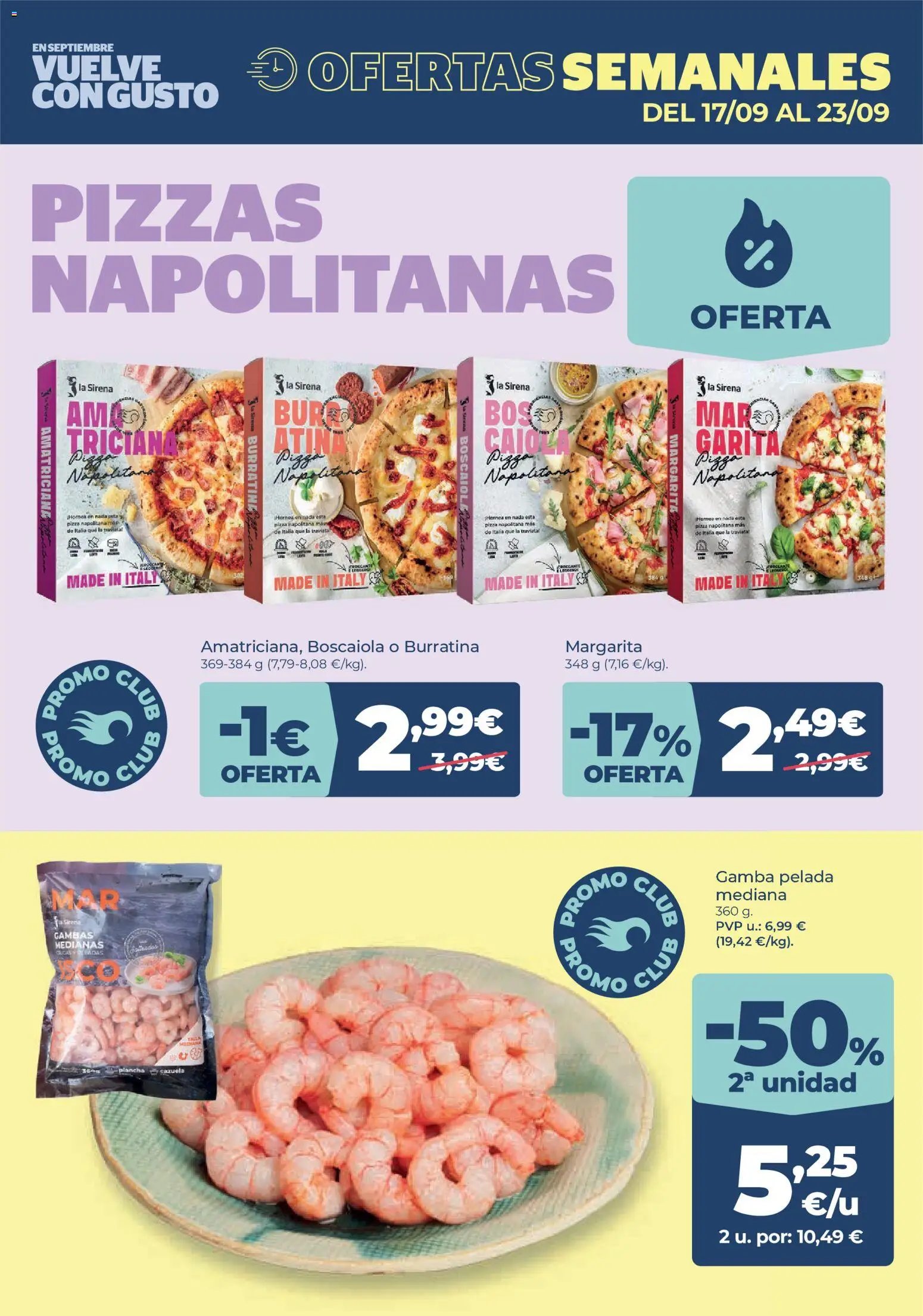 La Sirena oferta desde 10/09/2026 La Sirena Folleto