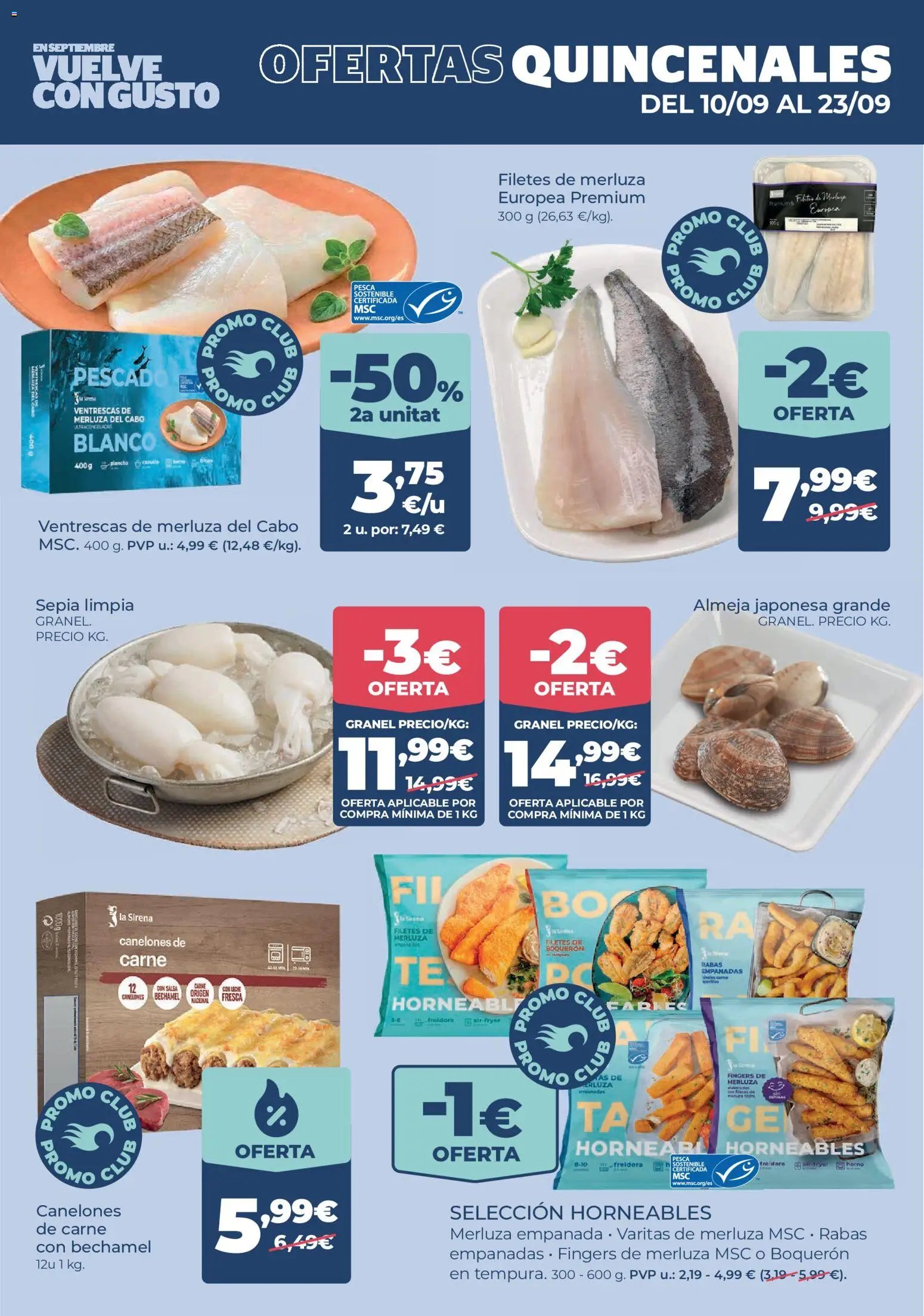 La Sirena oferta desde 10/09/2026 La Sirena Folleto