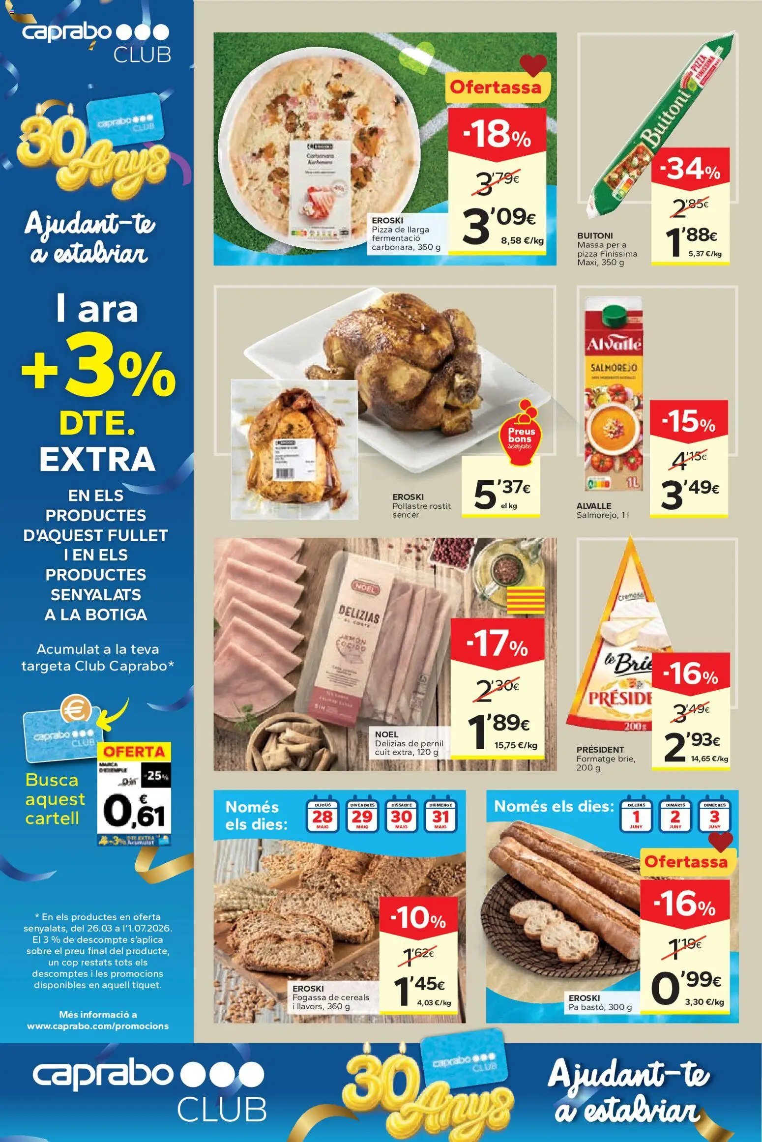 Caprabo oferta desde 28/05/2026 Caprabo Ofertasses d'estiu