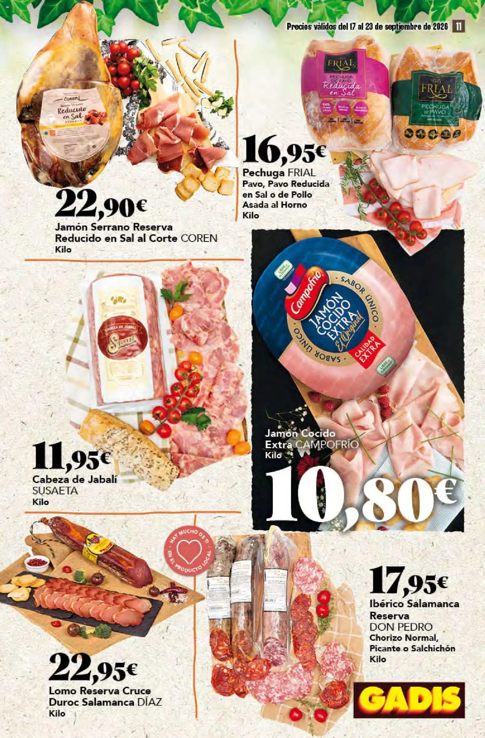Gadis oferta desde 17/09/2026 Gadis Folleto