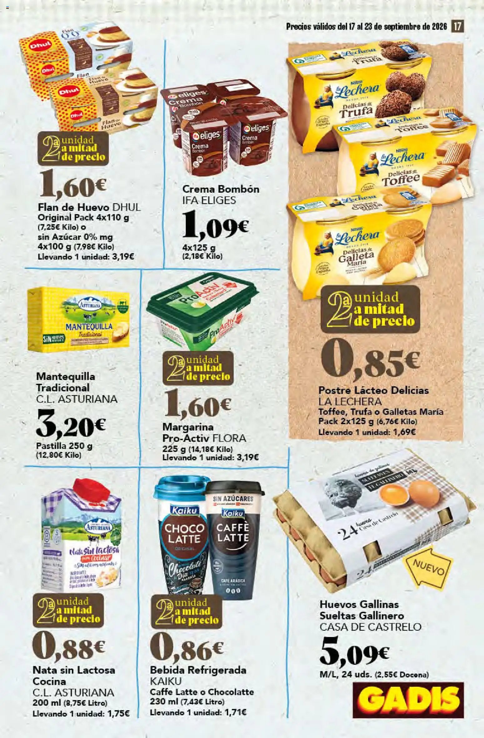 Gadis oferta desde 17/09/2026 Gadis Folleto