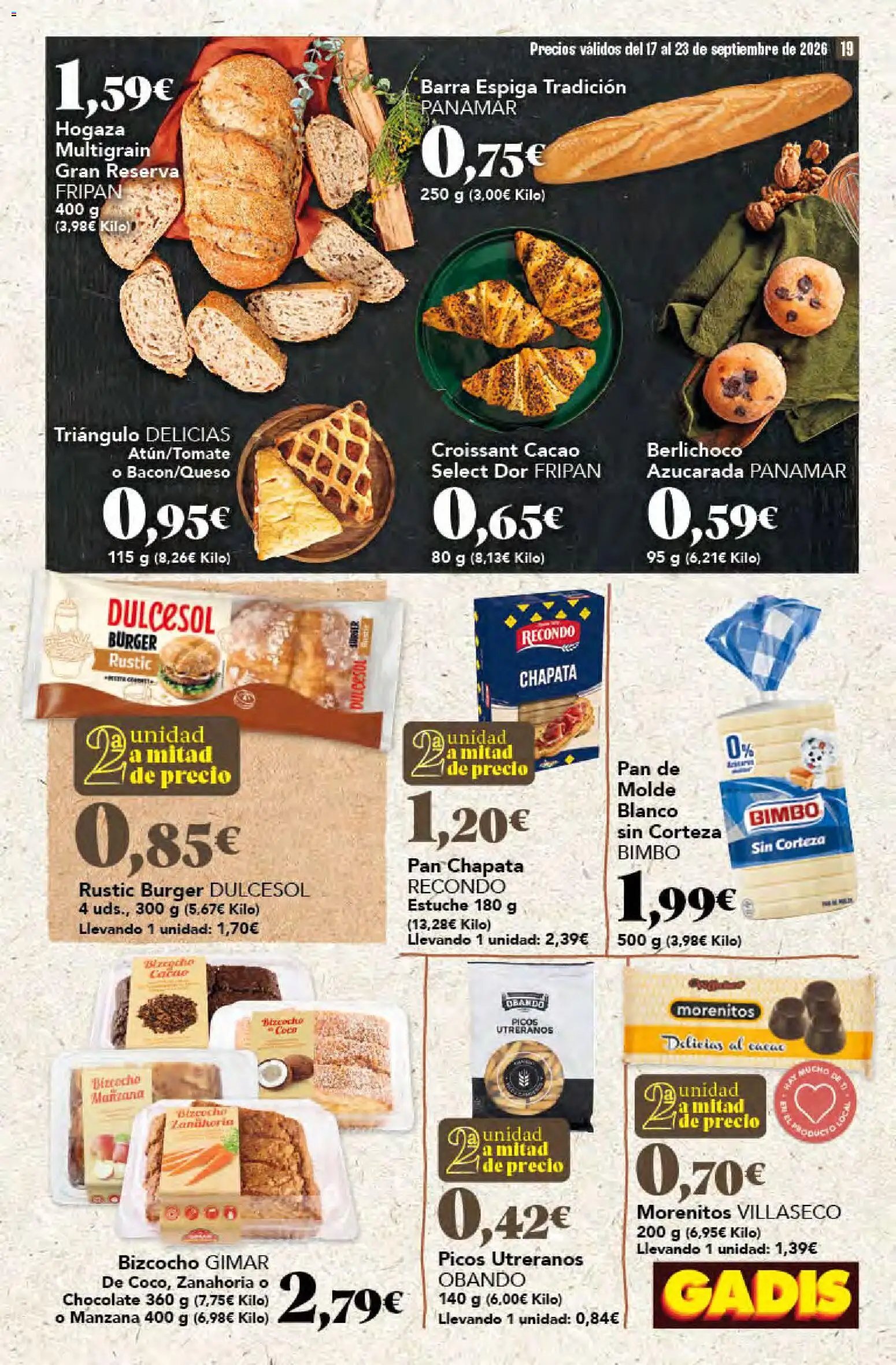 Gadis oferta desde 17/09/2026 Gadis Folleto