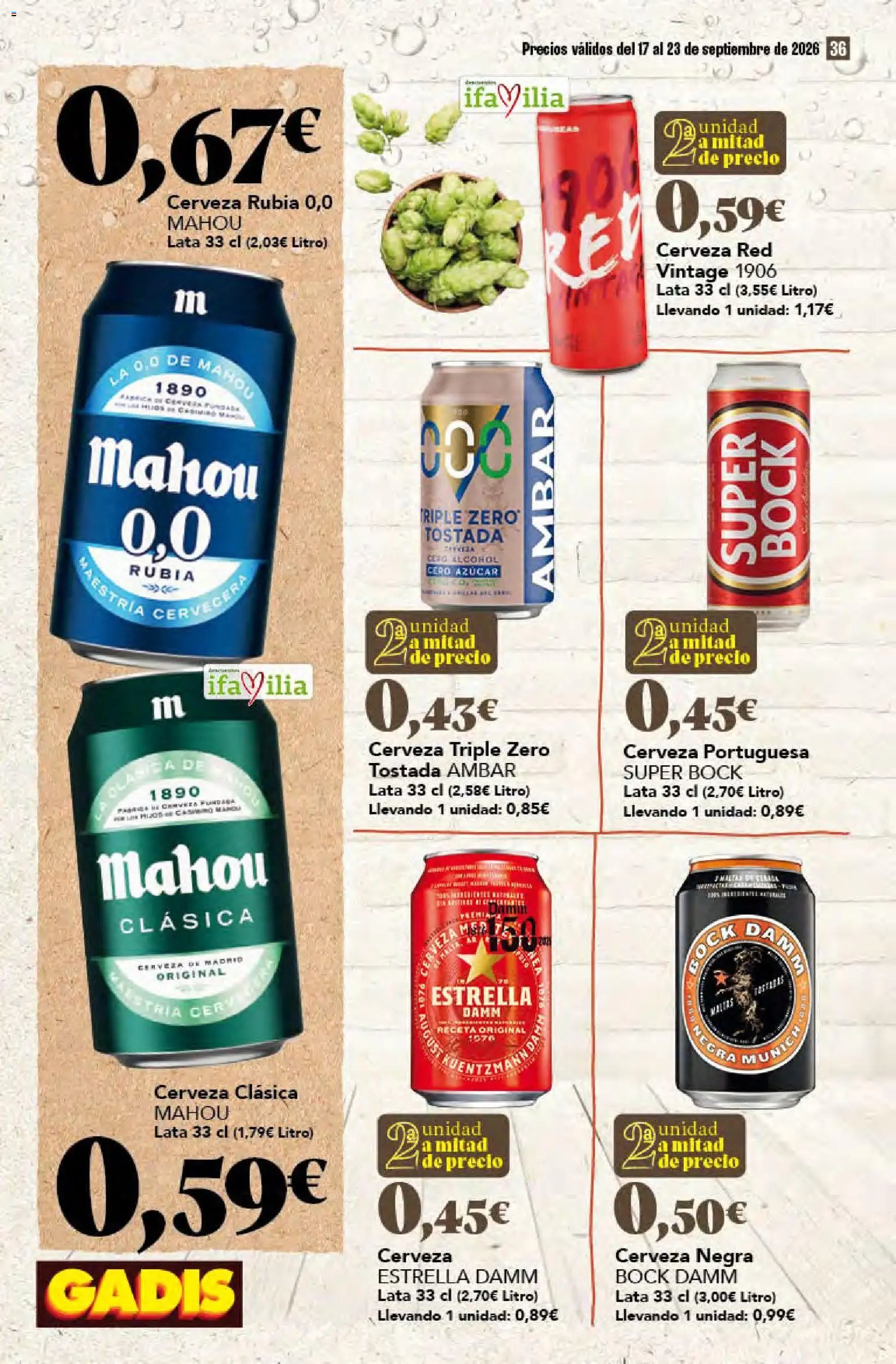 Gadis oferta desde 17/09/2026 Gadis Folleto