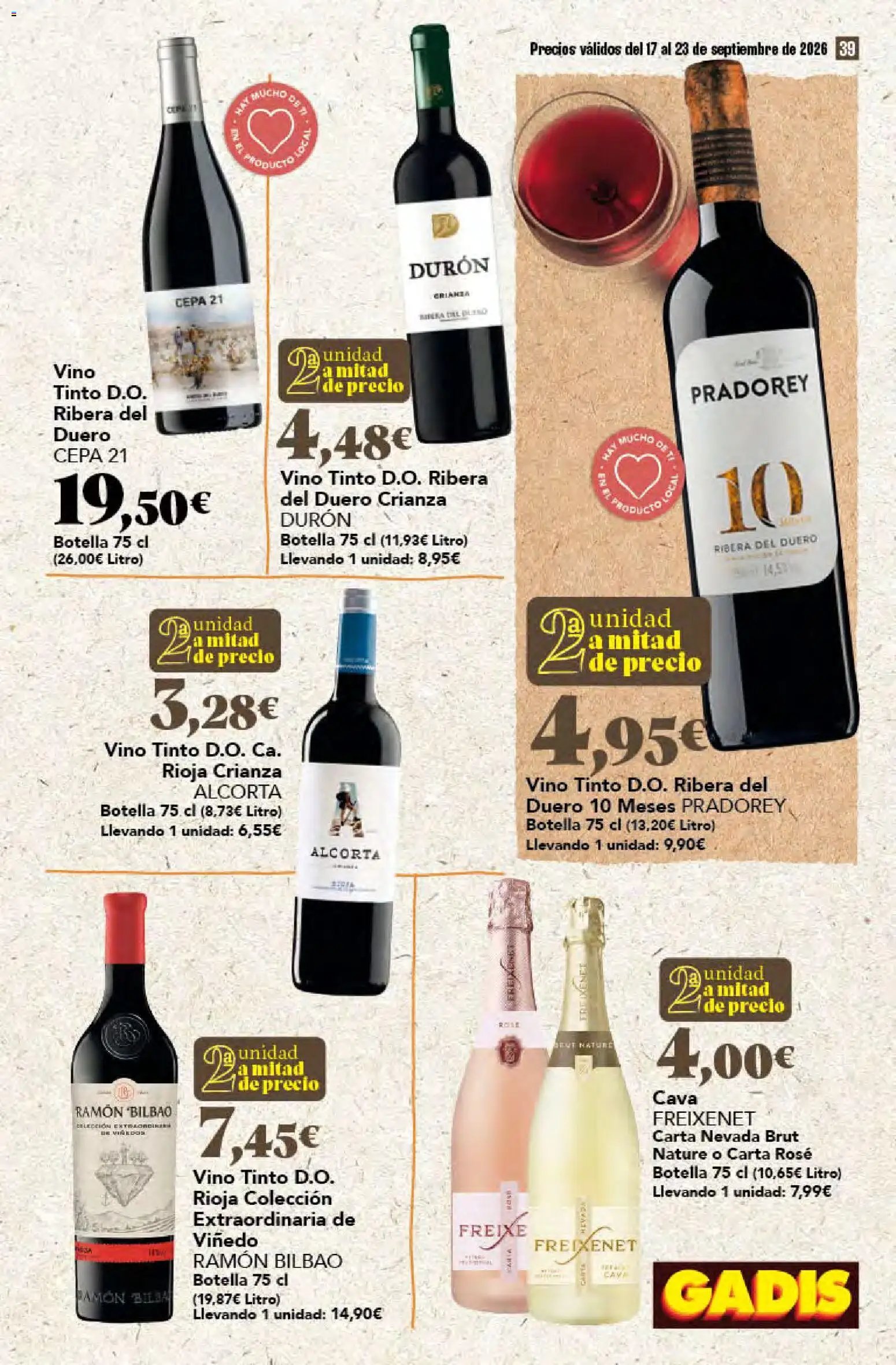 Gadis oferta desde 17/09/2026 Gadis Folleto