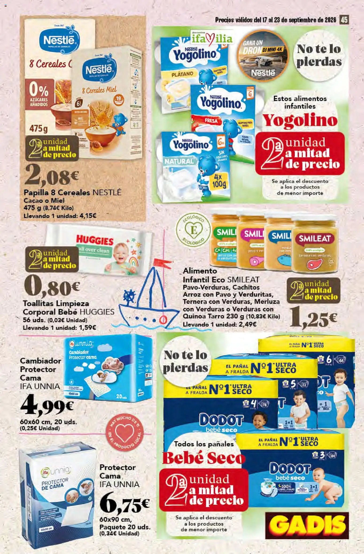 Gadis oferta desde 17/09/2026 Gadis Folleto