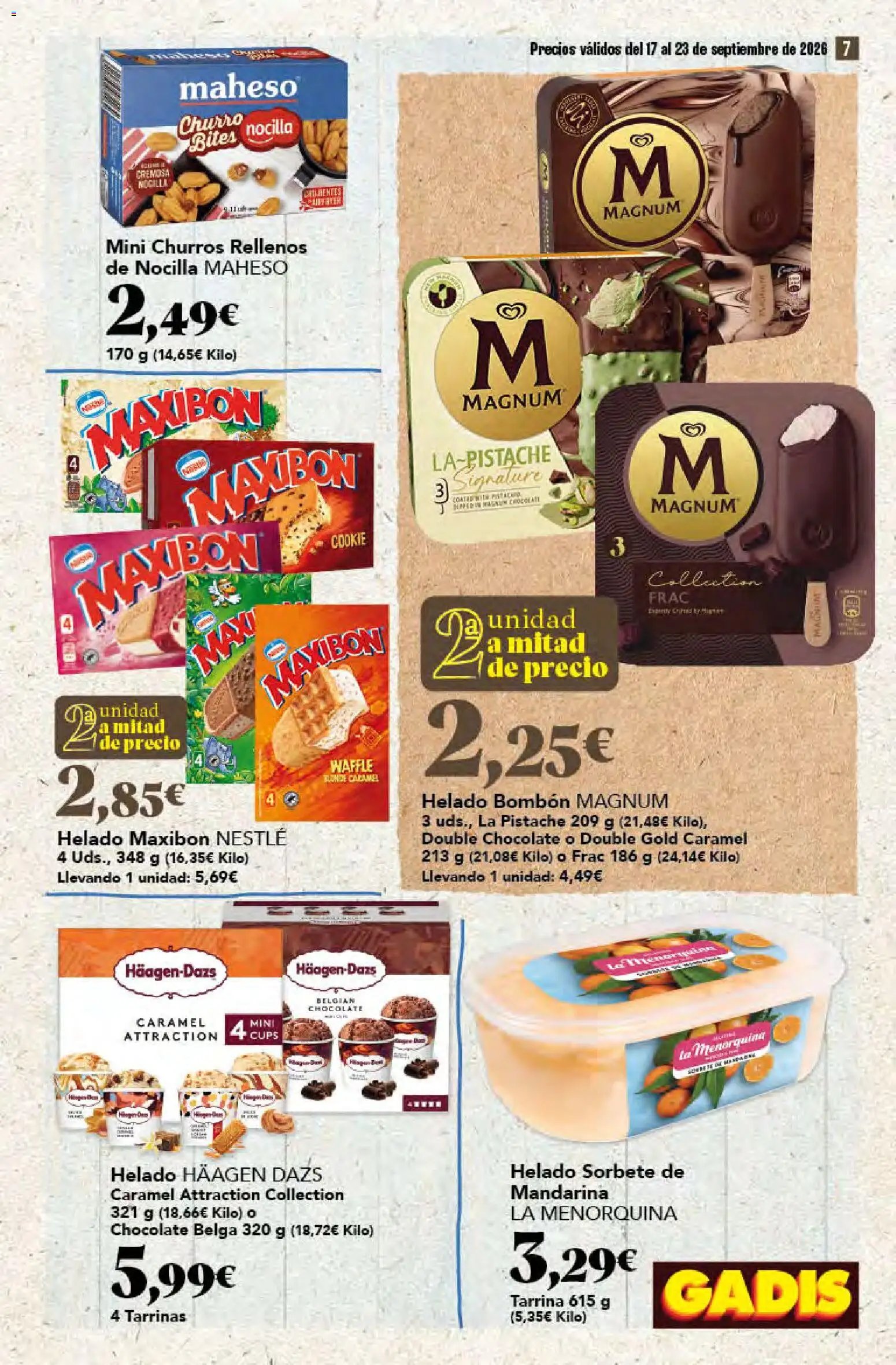 Gadis oferta desde 17/09/2026 Gadis Folleto