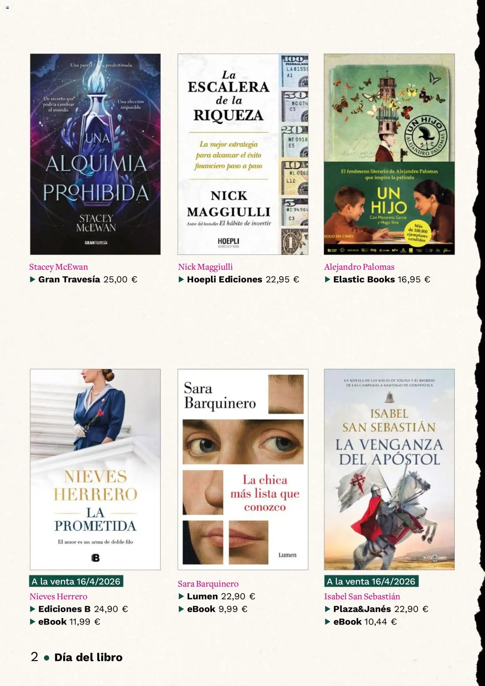 Casa del libro oferta desde 01/04/2026 Casa del libro Folleto