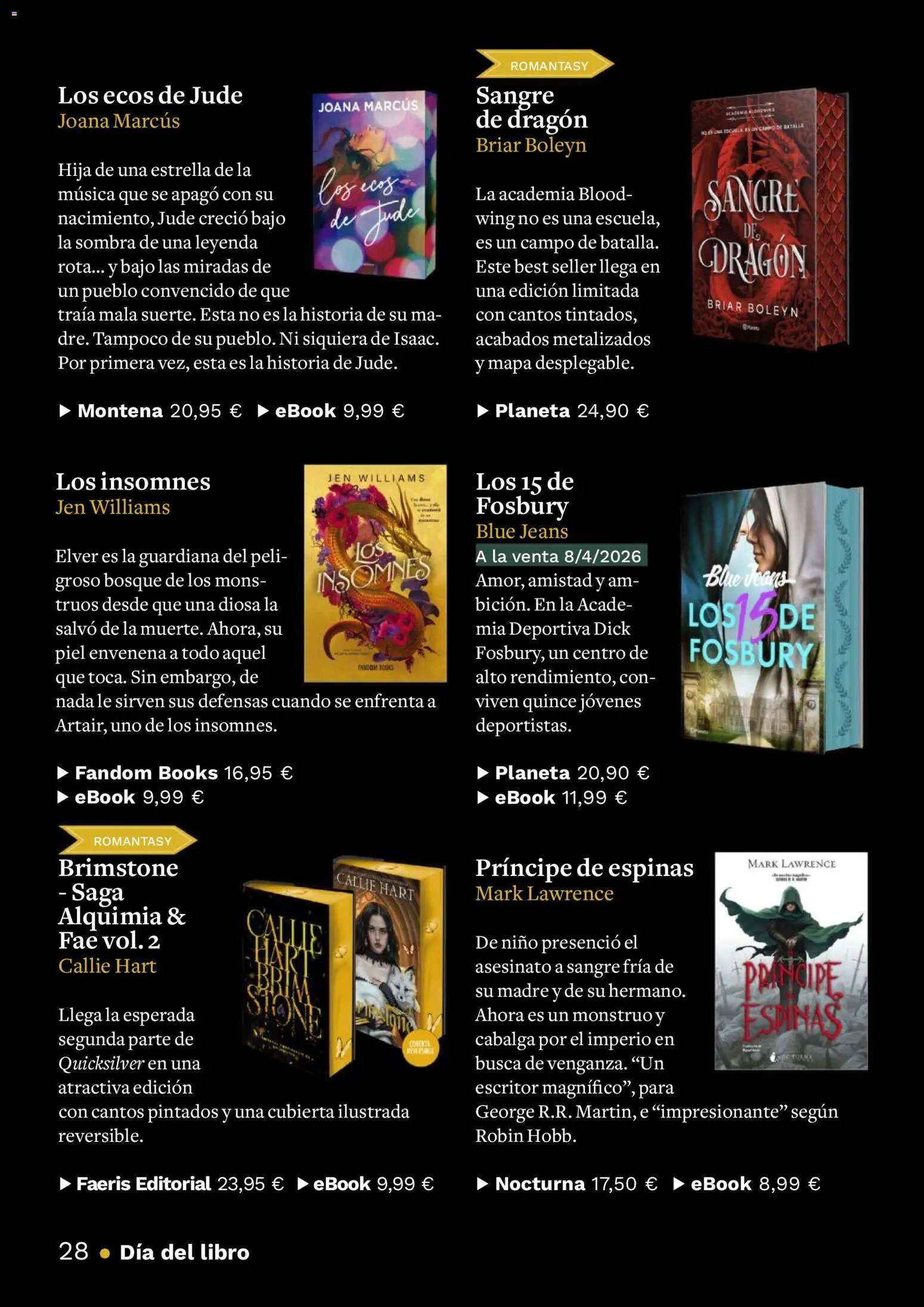 Casa del libro oferta desde 01/04/2026 Casa del libro Folleto