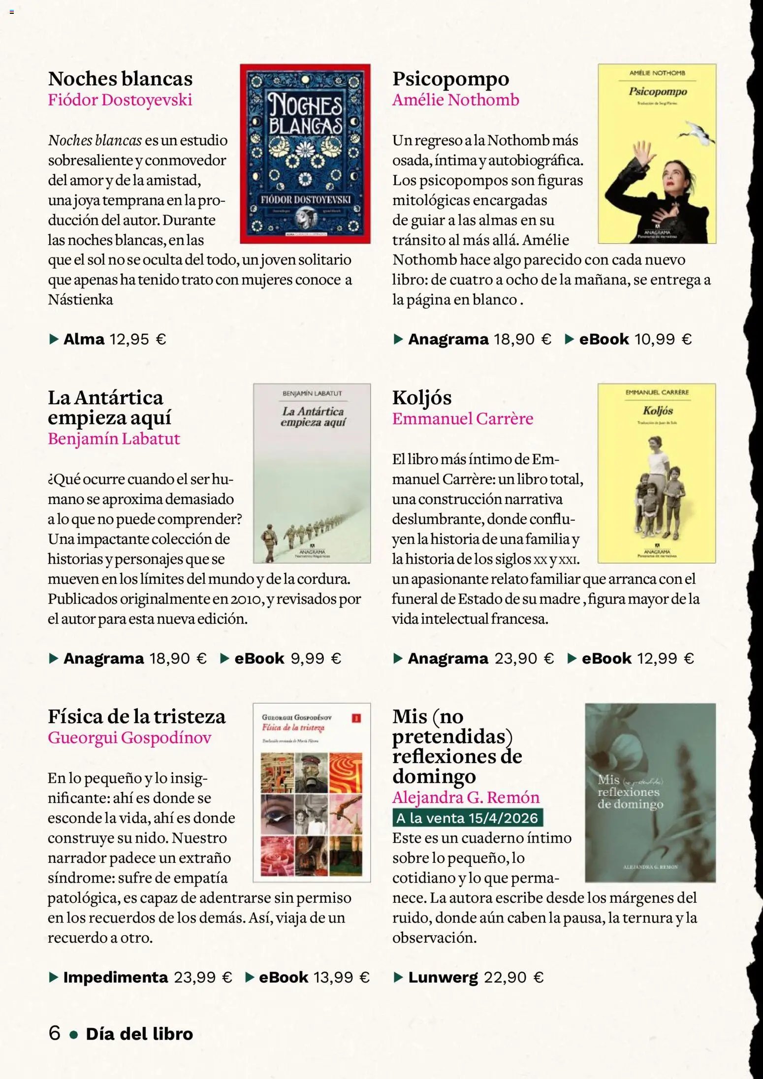 Casa del libro oferta desde 01/04/2026 Casa del libro Folleto