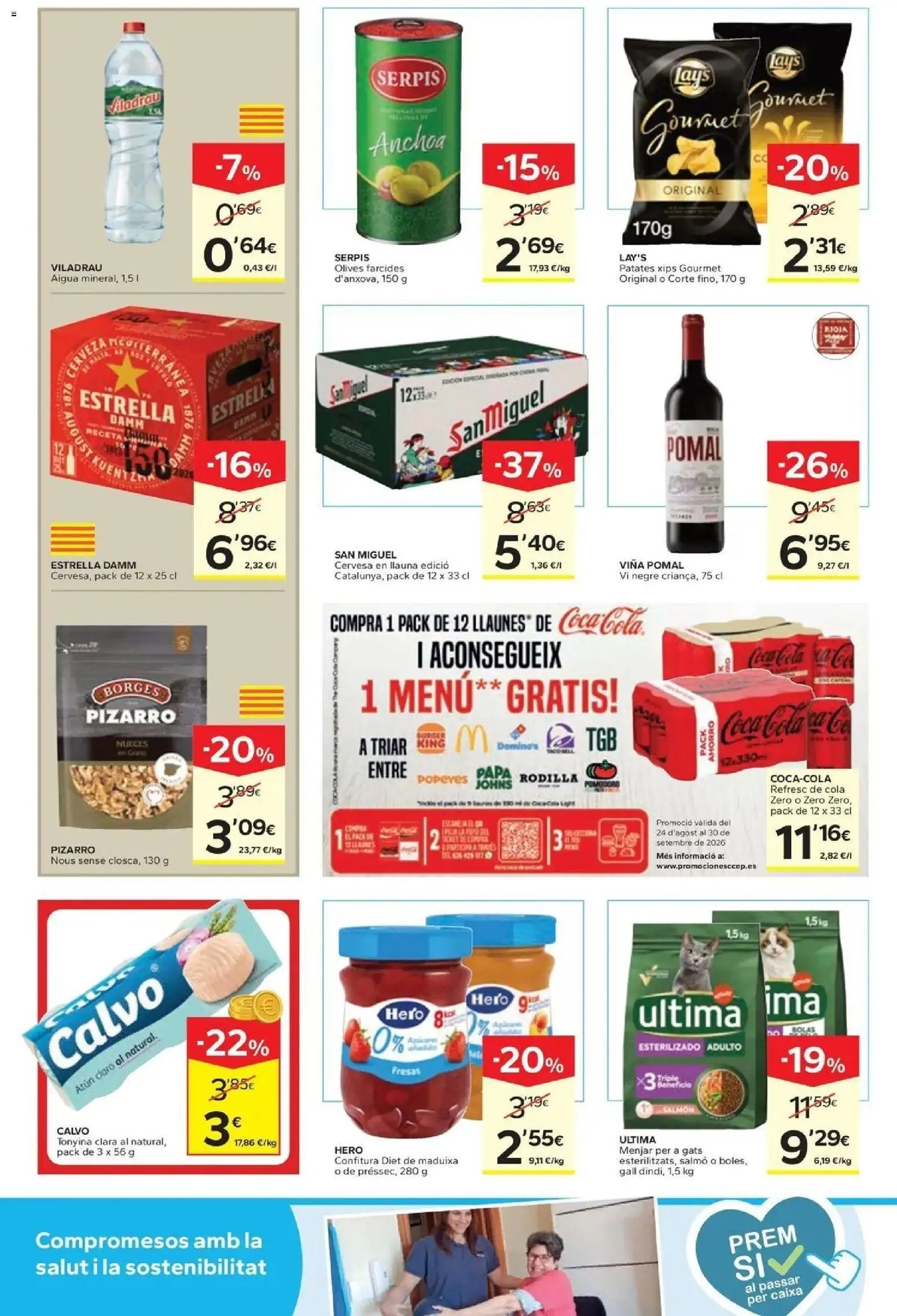 Caprabo oferta desde 17/09/2026 Estalvia des de la primera unitat