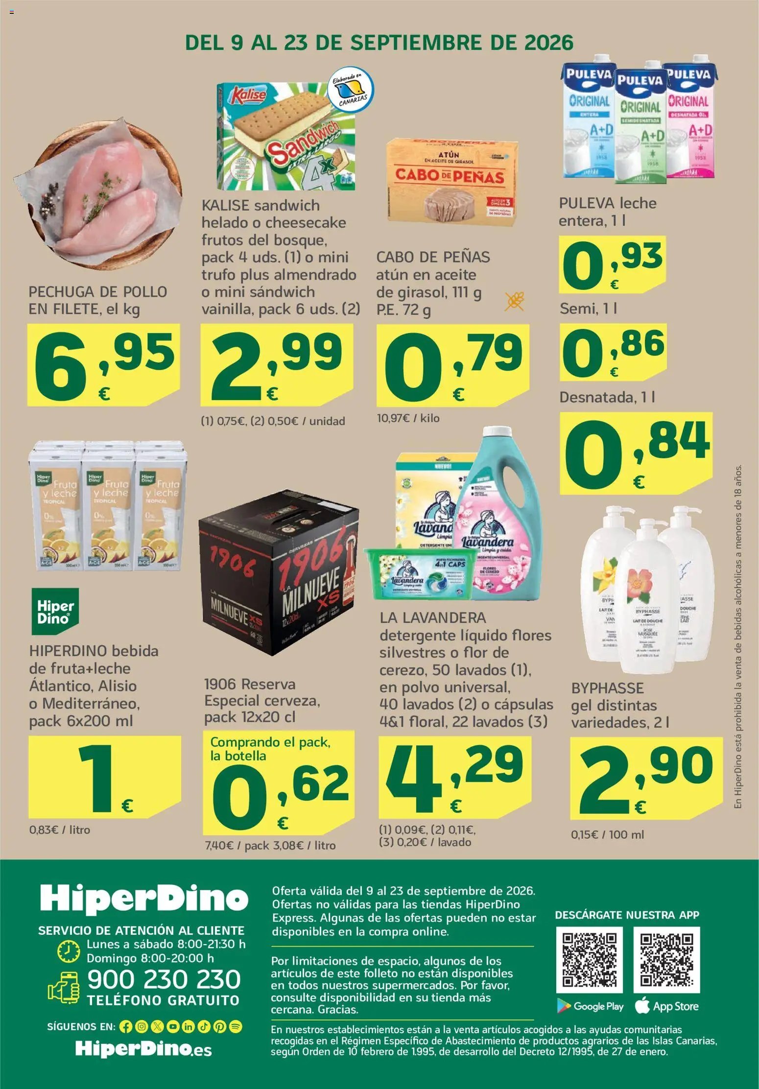 HiperDino oferta desde 09/09/2026 HiperDino Folleto