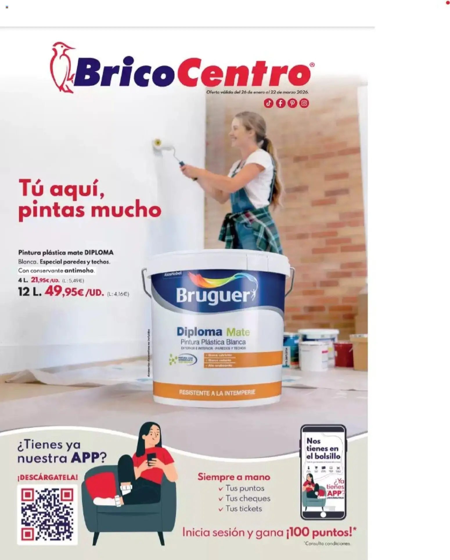 BricoCentro oferta desde 26/01/2026 Folleto
