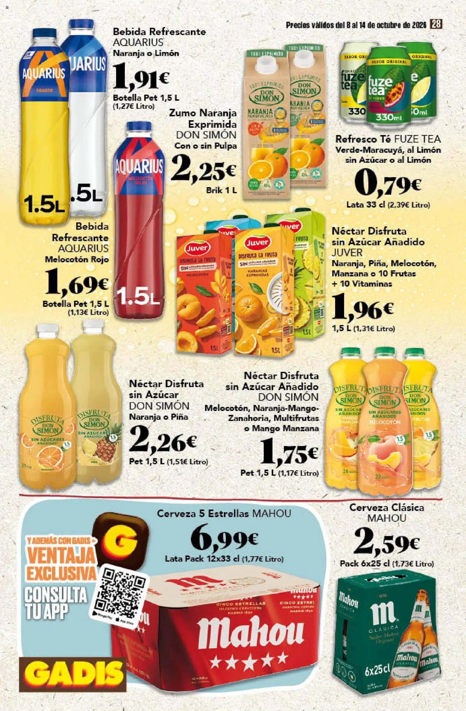Gadis folleto > 08/10 - 14/10/2026 > Ofertas