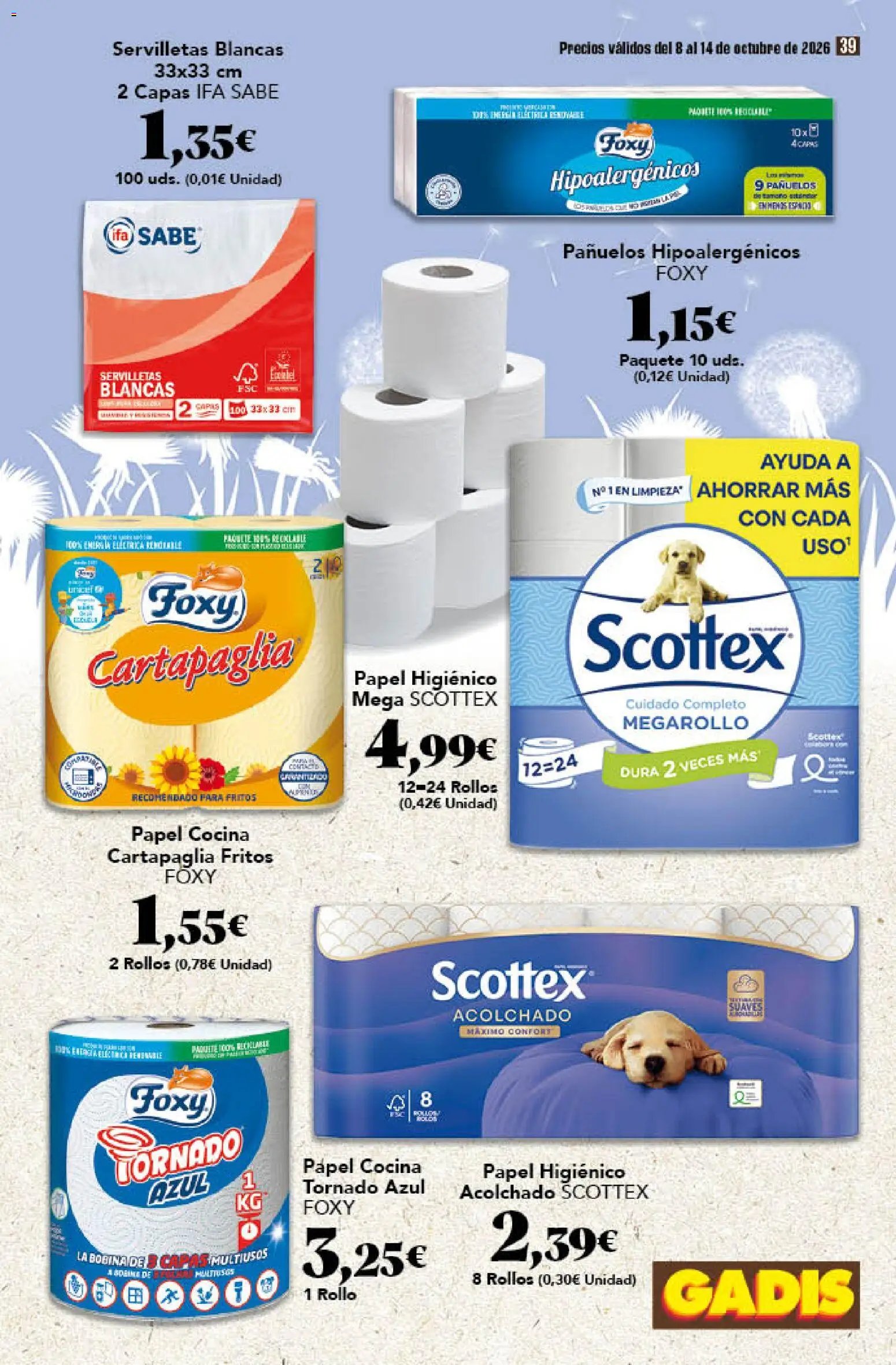 Gadis folleto > 08/10 - 14/10/2026 > Ofertas