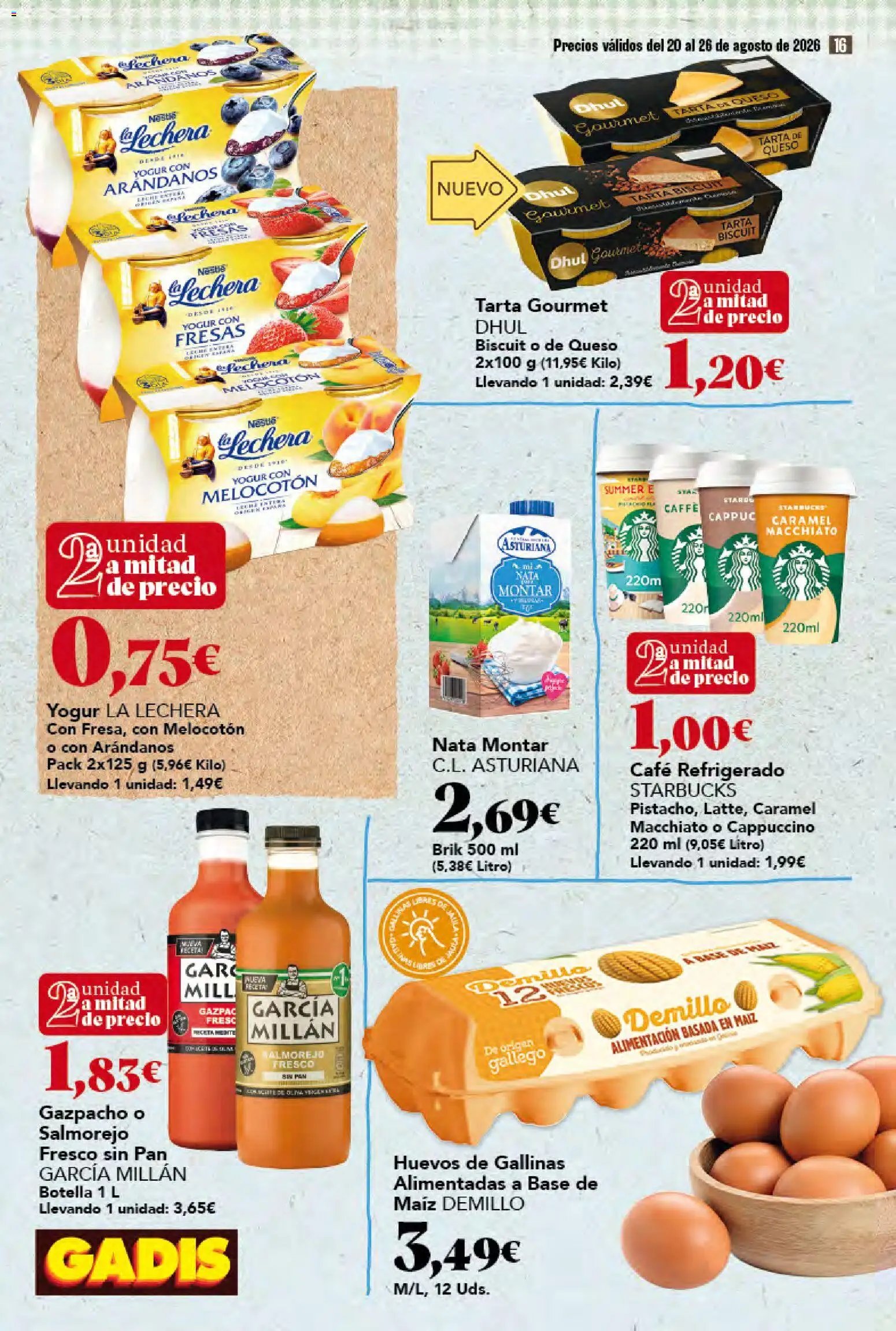 Gadis oferta desde 20/08/2026 Gadis Folleto