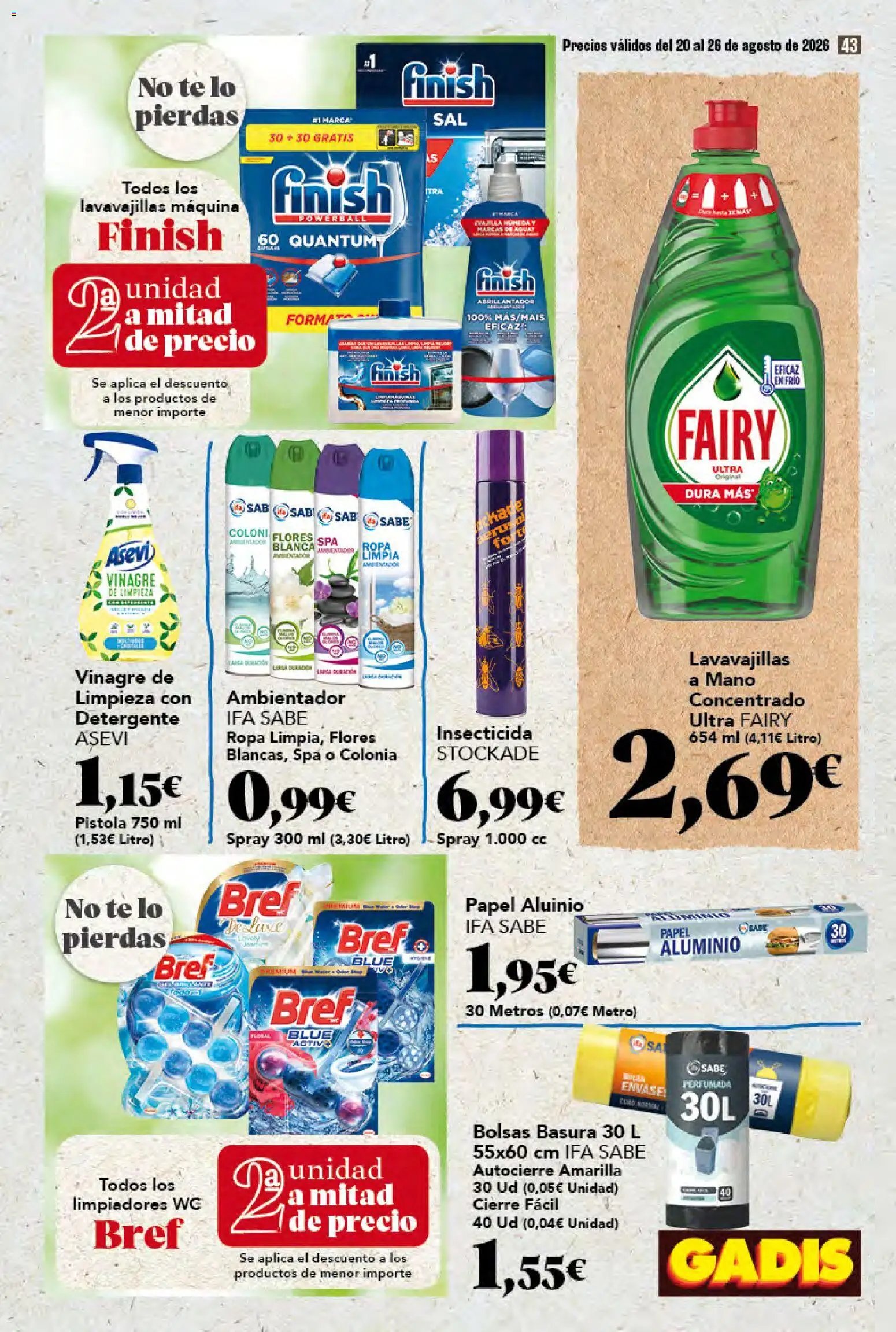 Gadis oferta desde 20/08/2026 Gadis Folleto