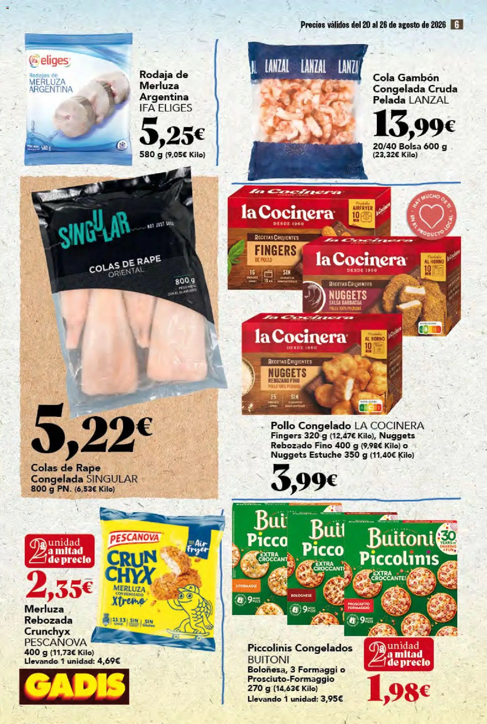 Gadis oferta desde 20/08/2026 Gadis Folleto