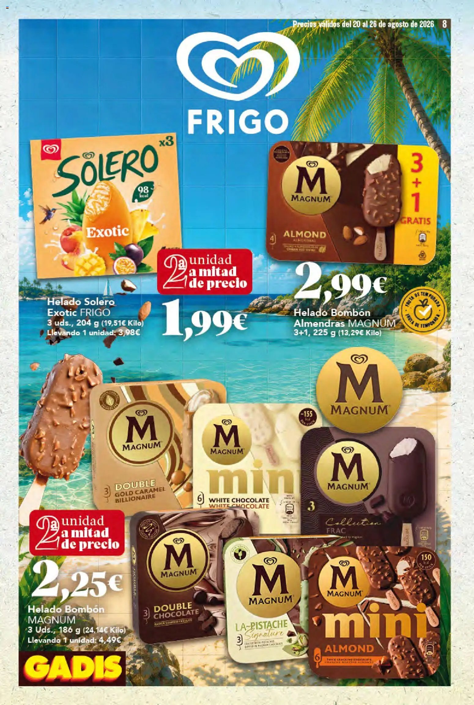 Gadis oferta desde 20/08/2026 Gadis Folleto