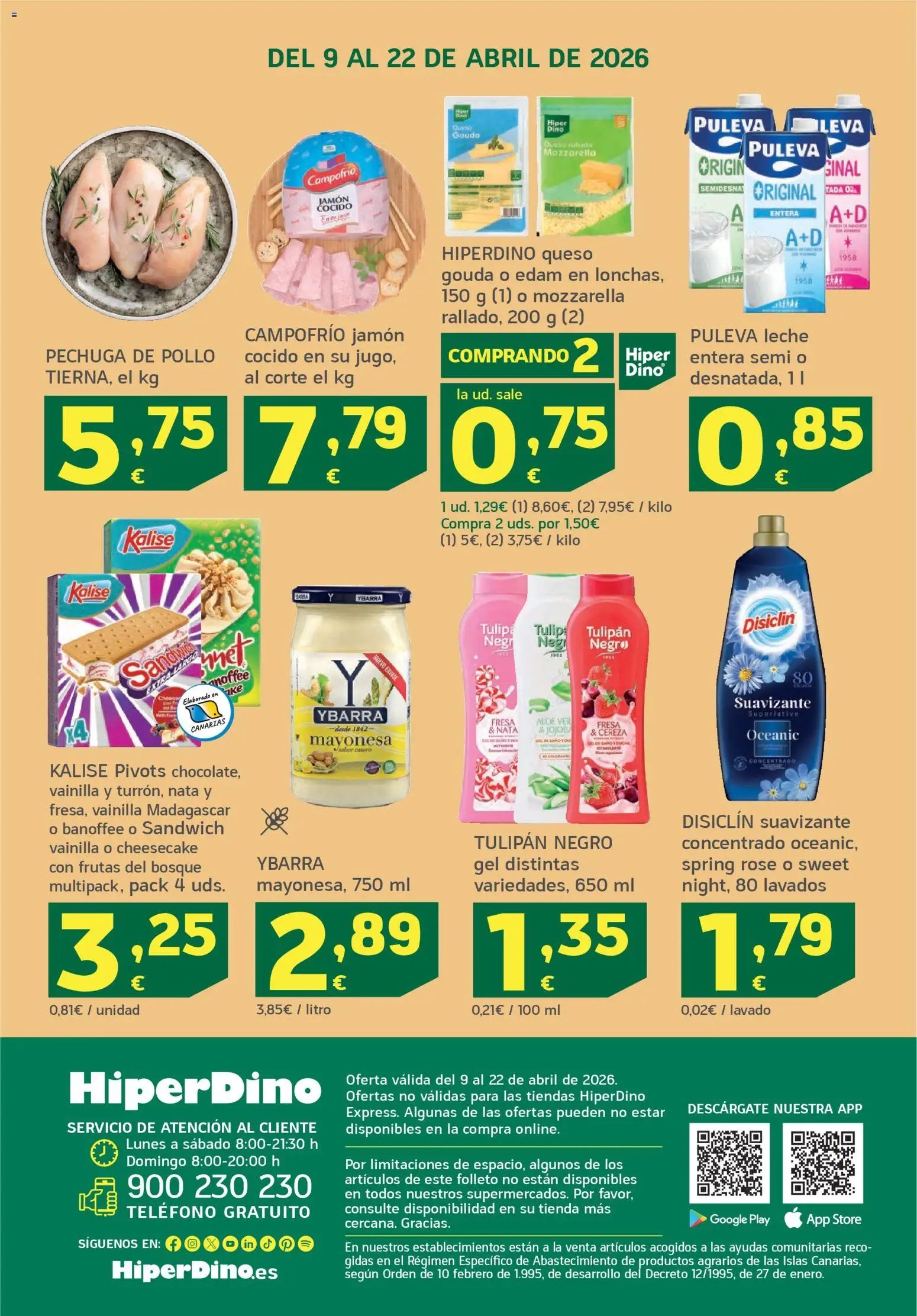 HiperDino oferta desde 09/04/2026 HiperDino Folleto