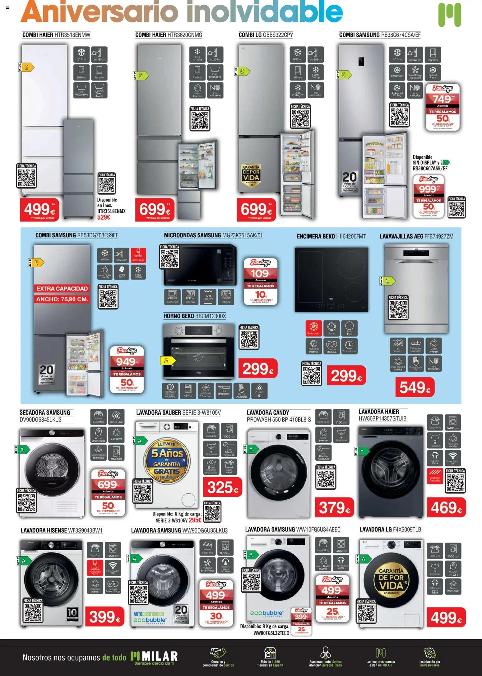 Milar oferta desde 01/03/2026 Milar Folleto
