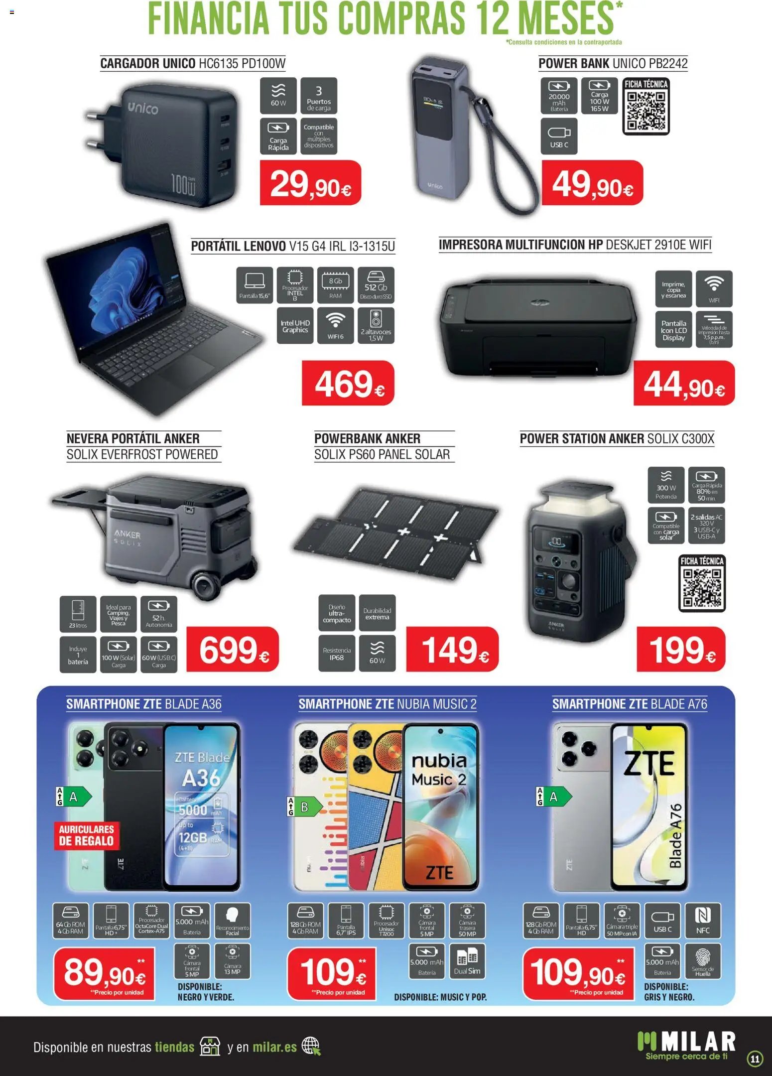 Milar oferta desde 01/07/2026 Milar Folleto
