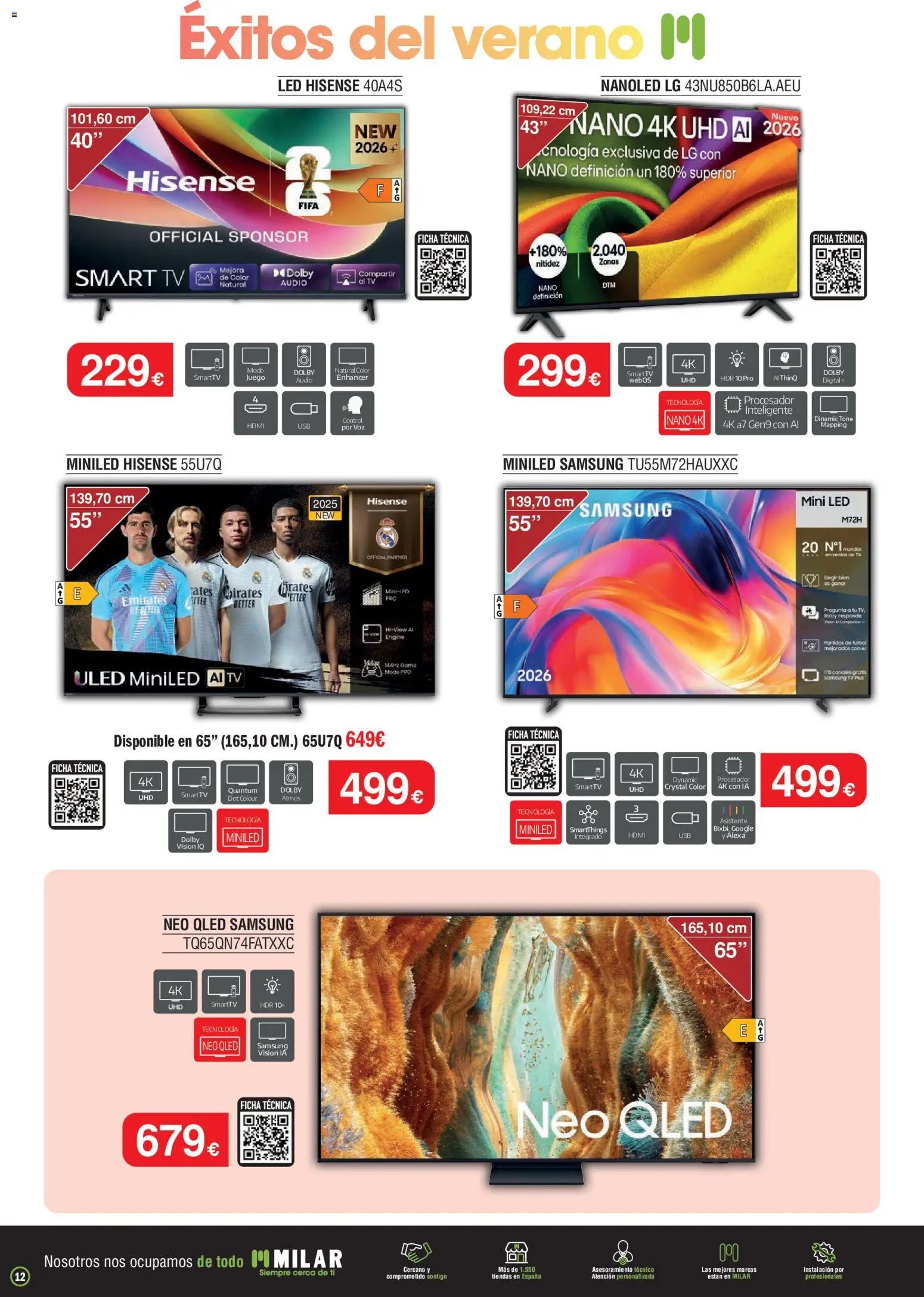 Milar oferta desde 01/07/2026 Milar Folleto