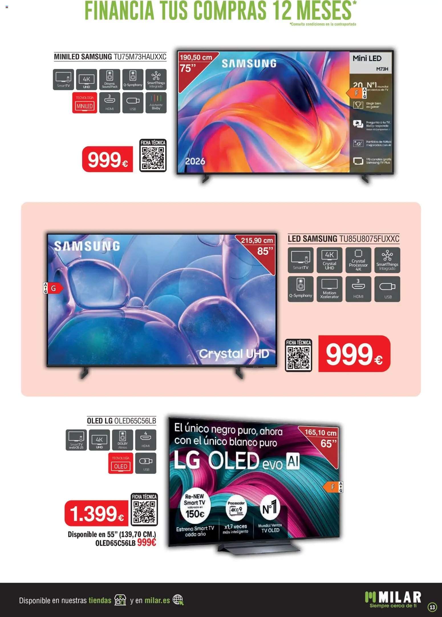 Milar oferta desde 01/07/2026 Milar Folleto