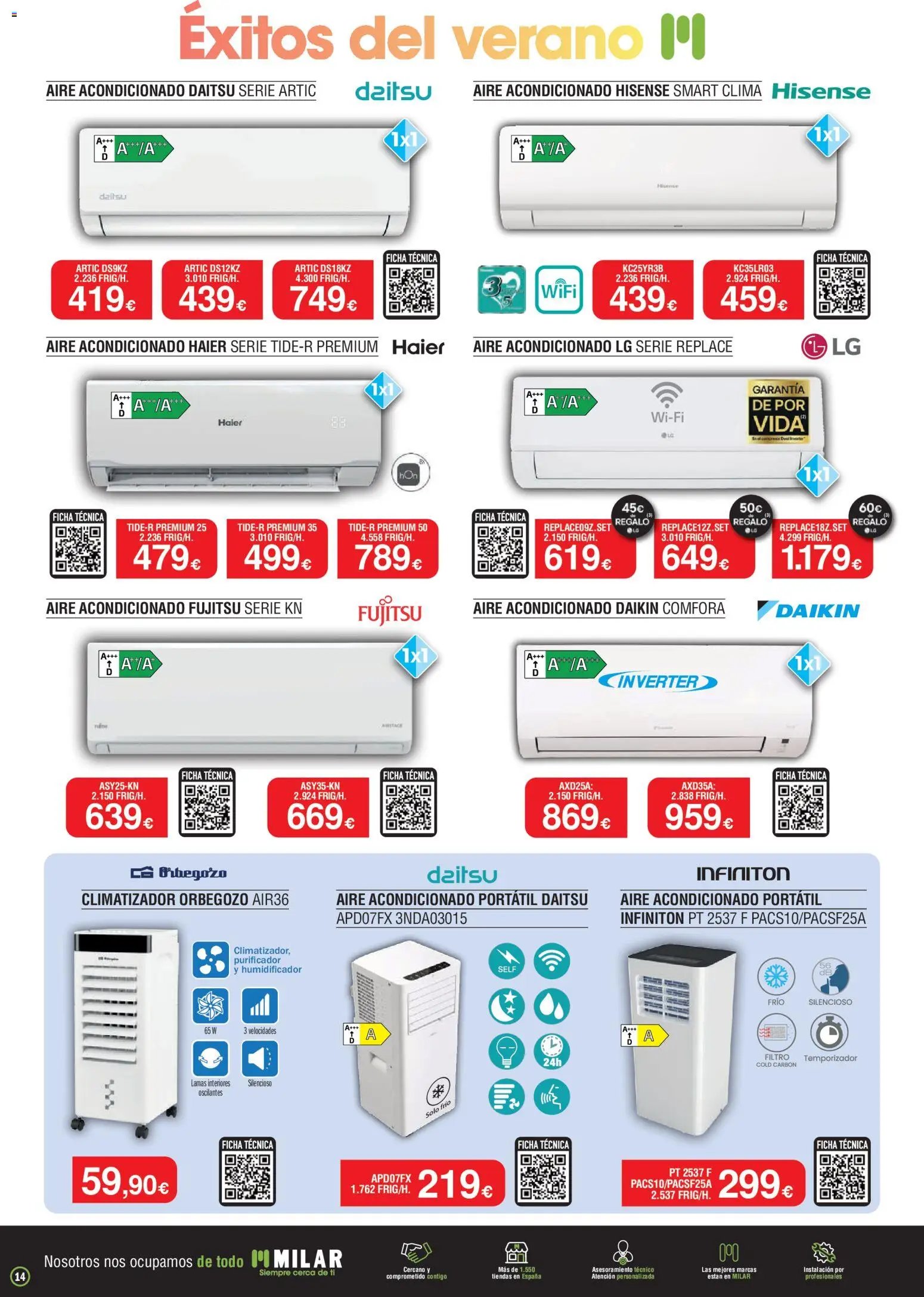 Milar oferta desde 01/07/2026 Milar Folleto