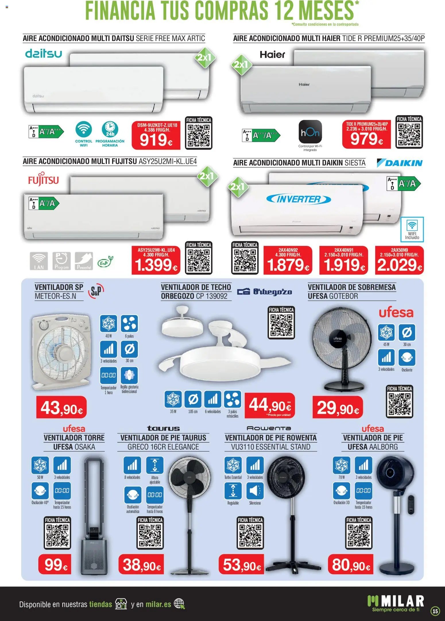 Milar oferta desde 01/07/2026 Milar Folleto