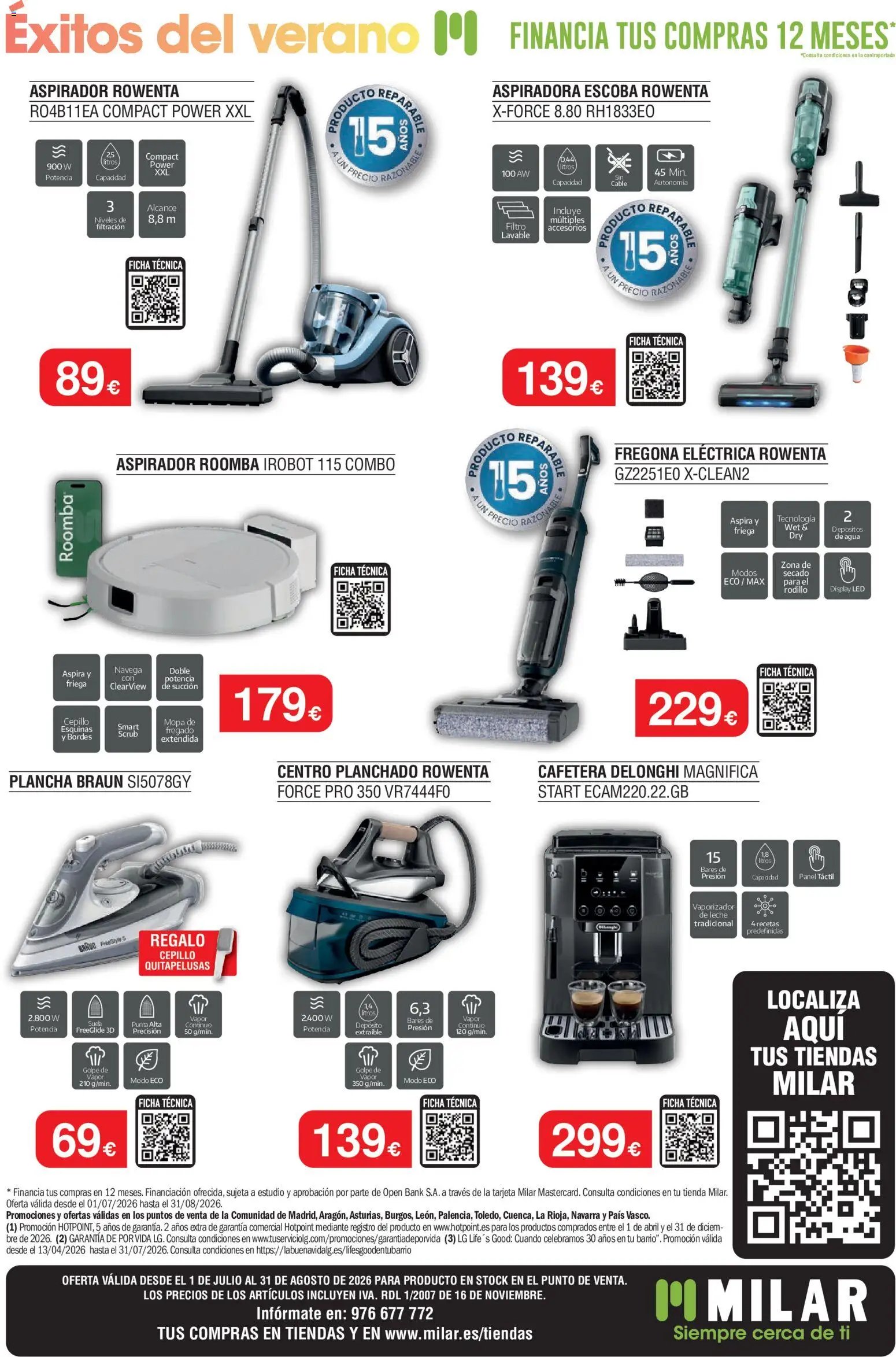 Milar oferta desde 01/07/2026 Milar Folleto