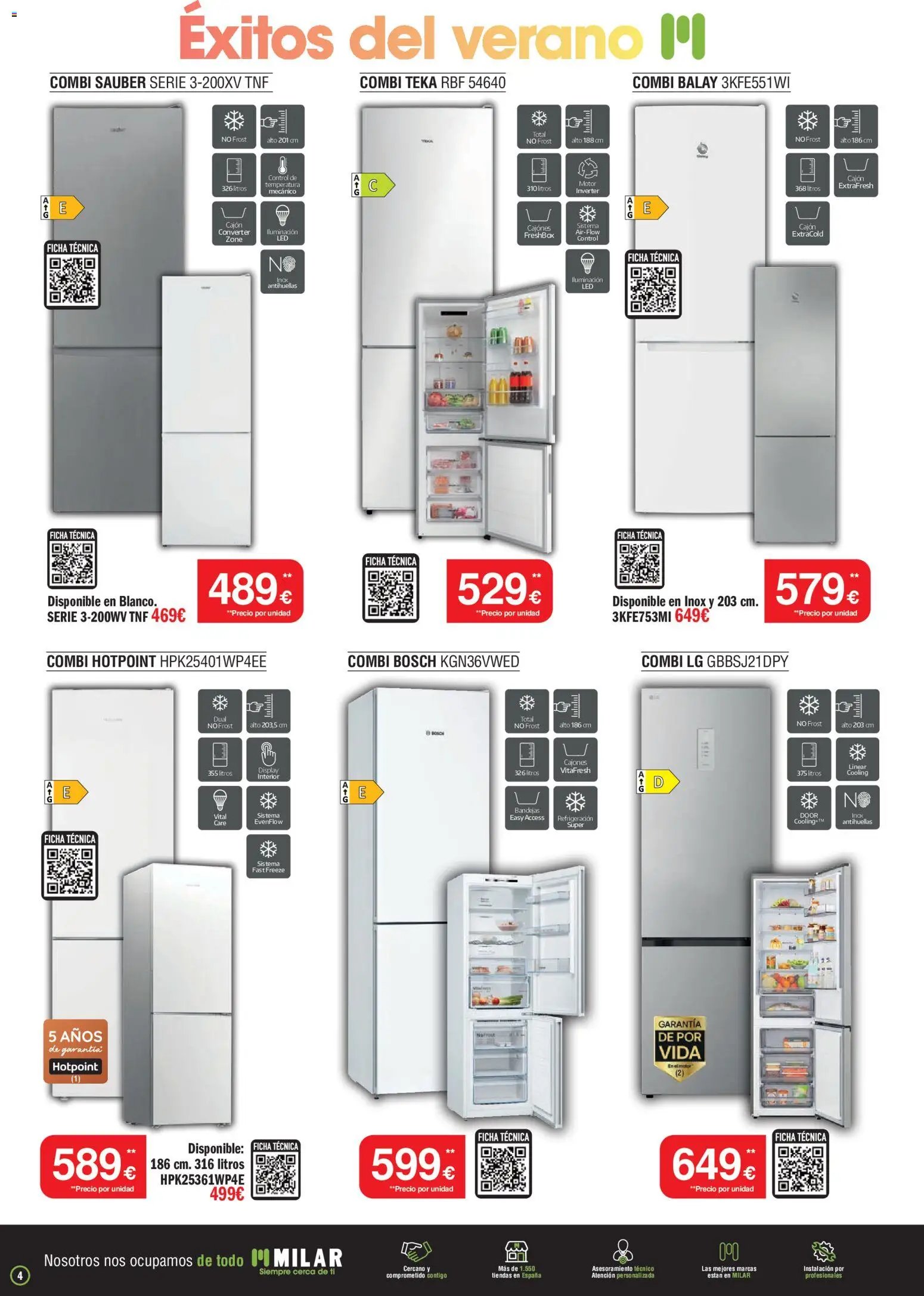 Milar oferta desde 01/07/2026 Milar Folleto