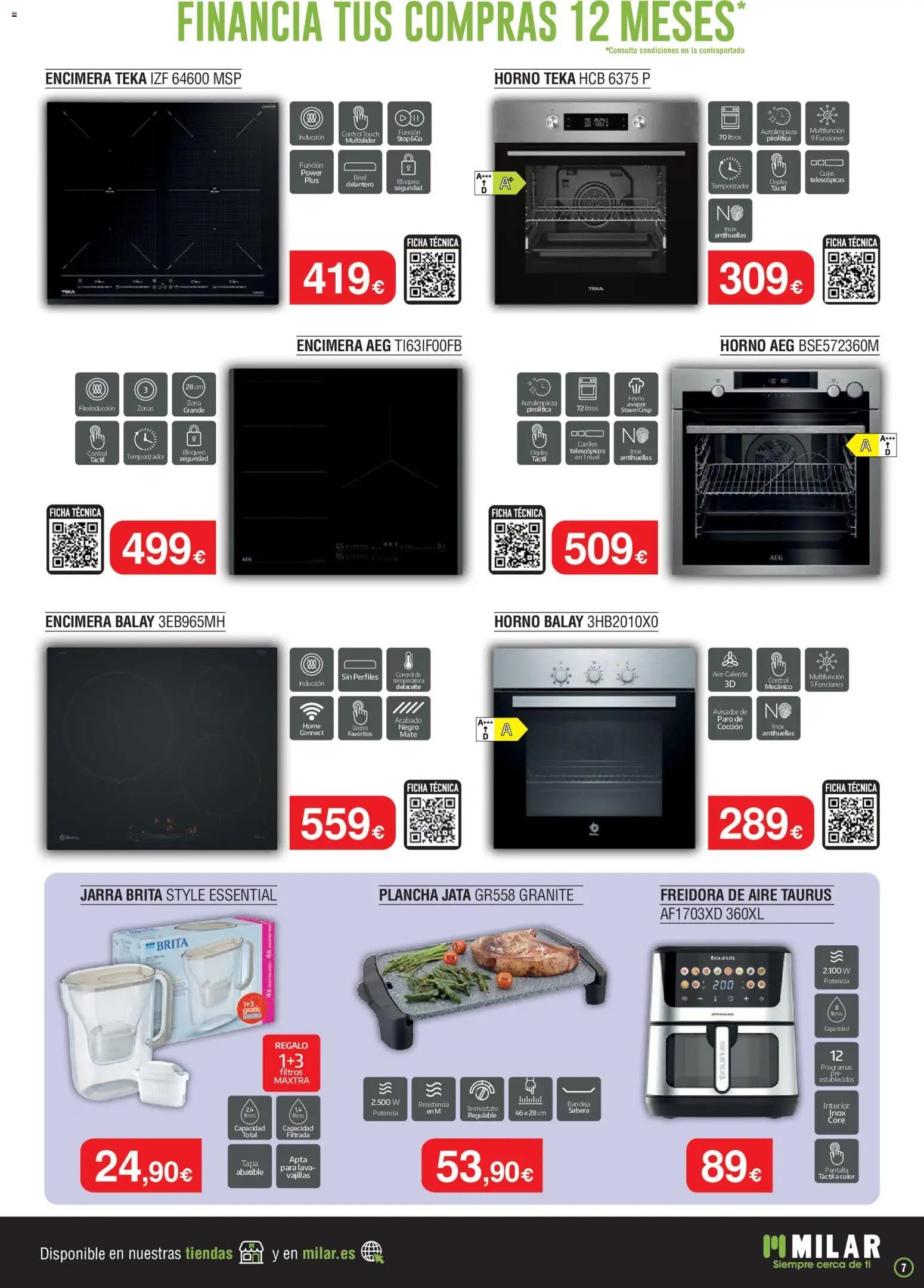 Milar oferta desde 01/07/2026 Milar Folleto