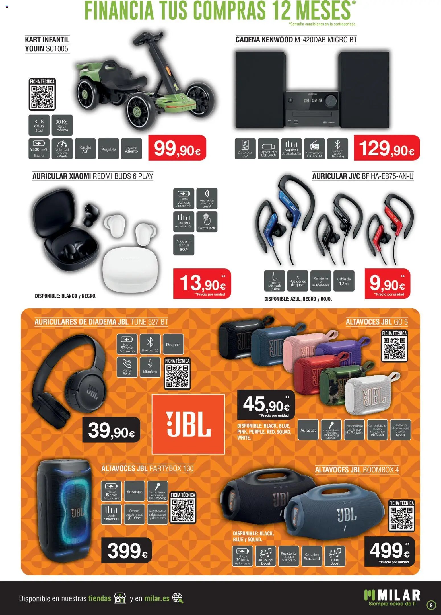 Milar oferta desde 01/07/2026 Milar Folleto