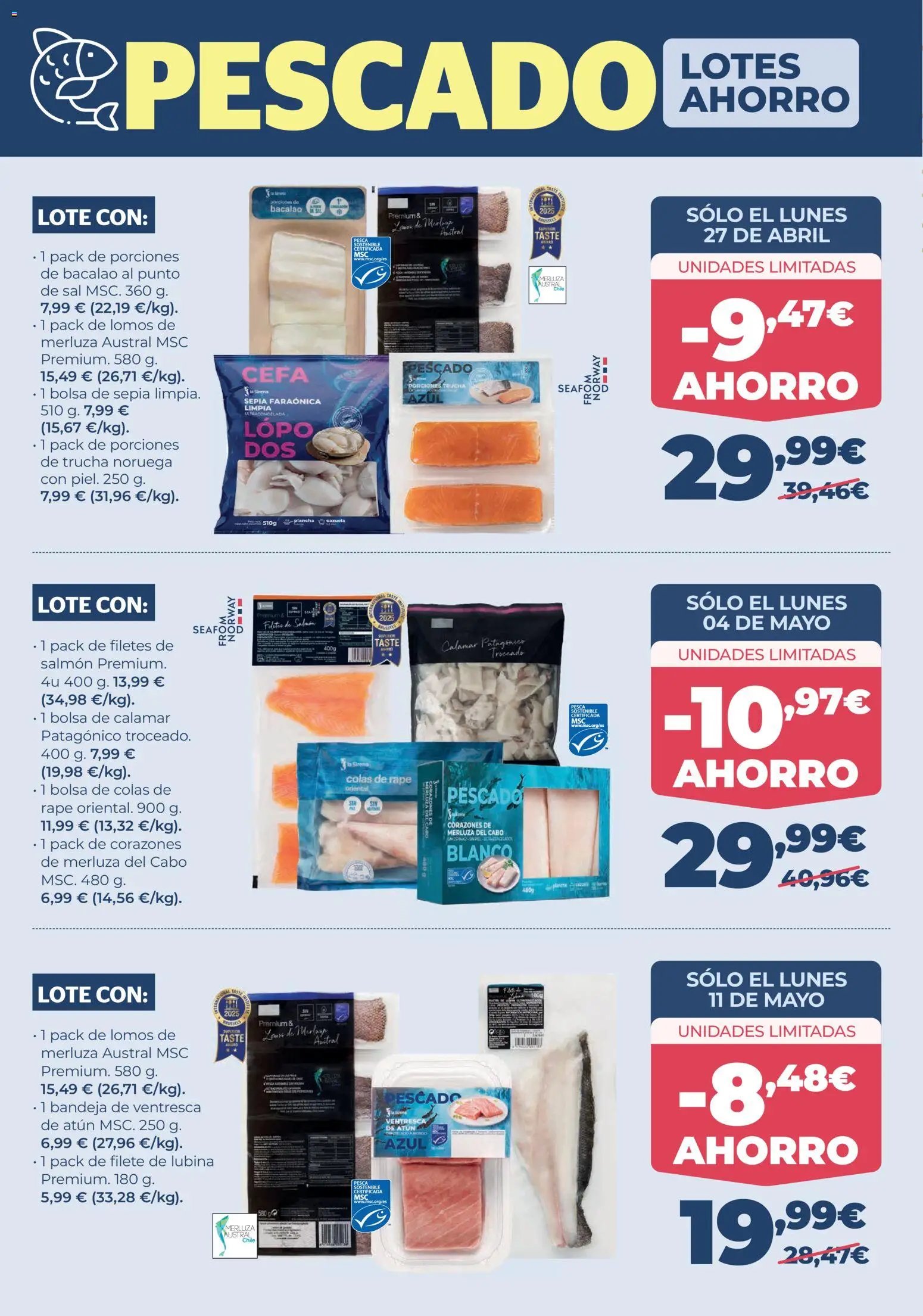 La Sirena oferta desde 23/04/2026 La Sirena Folleto