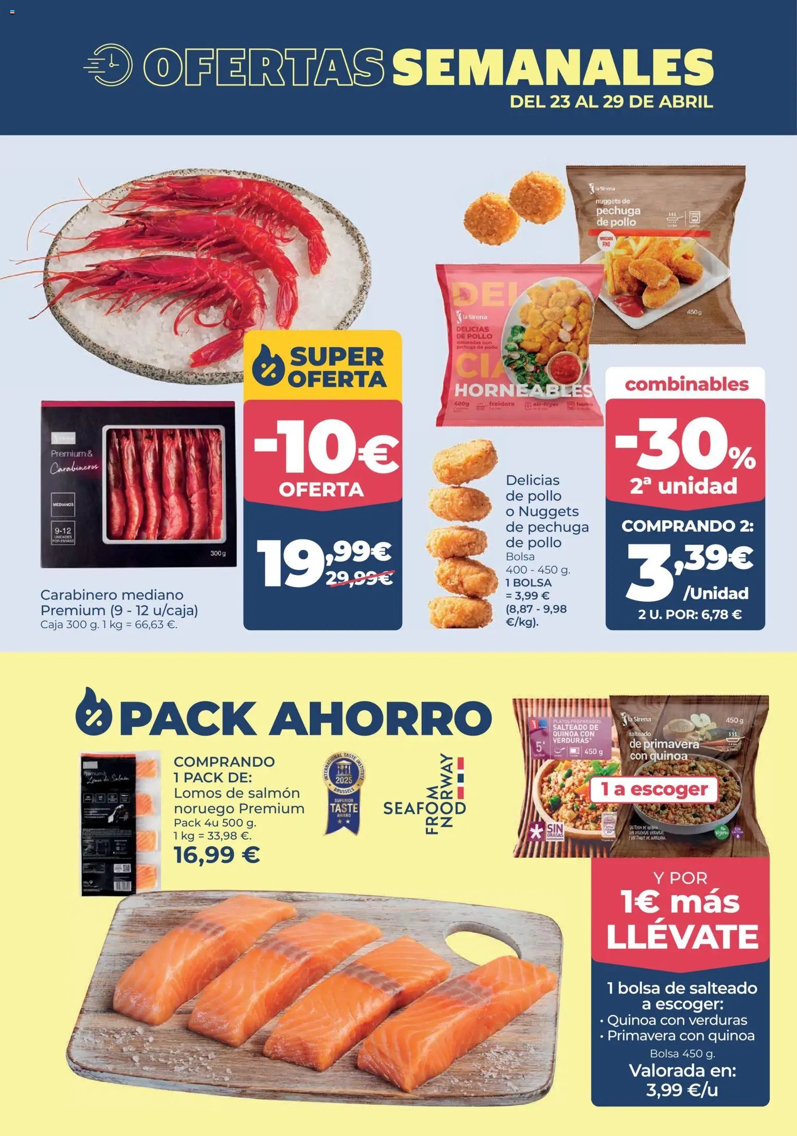 La Sirena oferta desde 23/04/2026 La Sirena Folleto