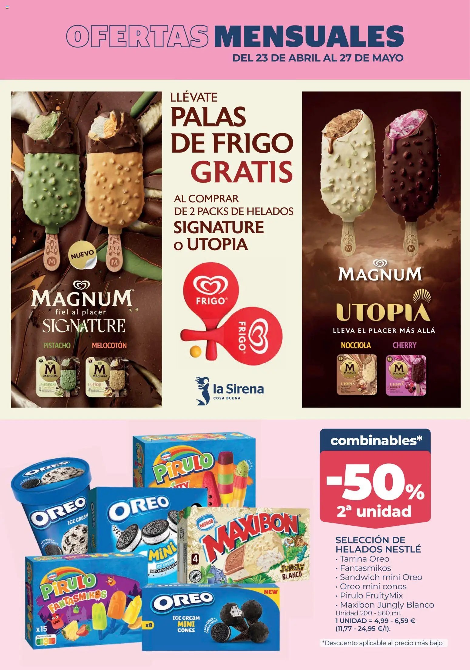 La Sirena oferta desde 23/04/2026 La Sirena Folleto