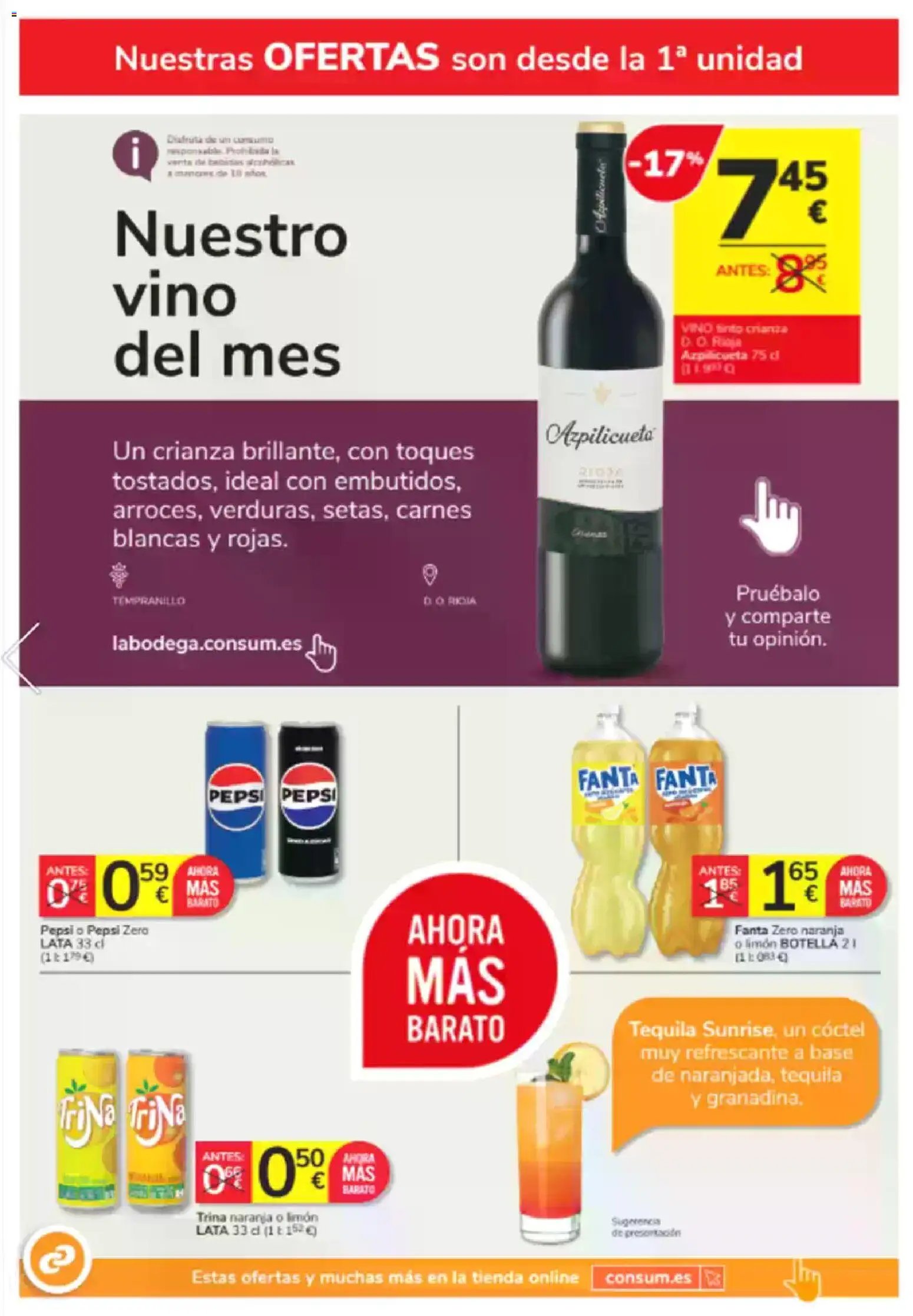 Consum oferta desde 20/11/2025 Folleto