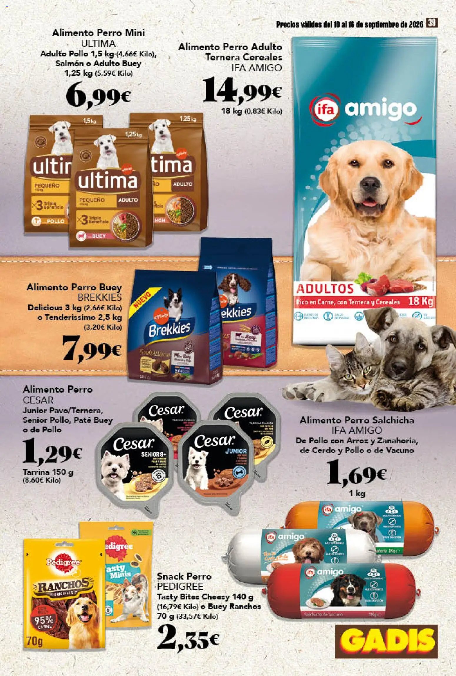 Gadis oferta desde 10/09/2026 Gadis Folleto