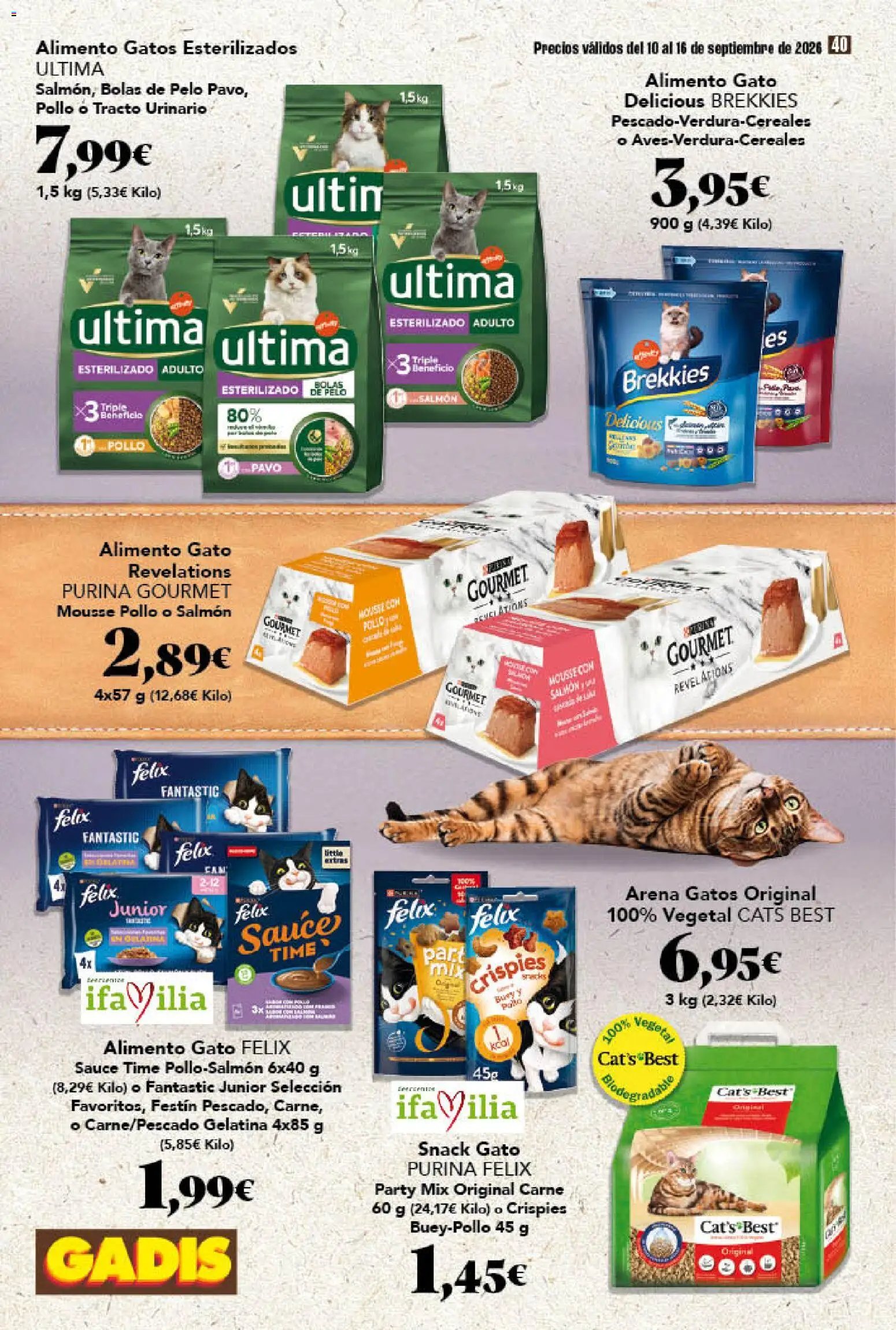 Gadis oferta desde 10/09/2026 Gadis Folleto