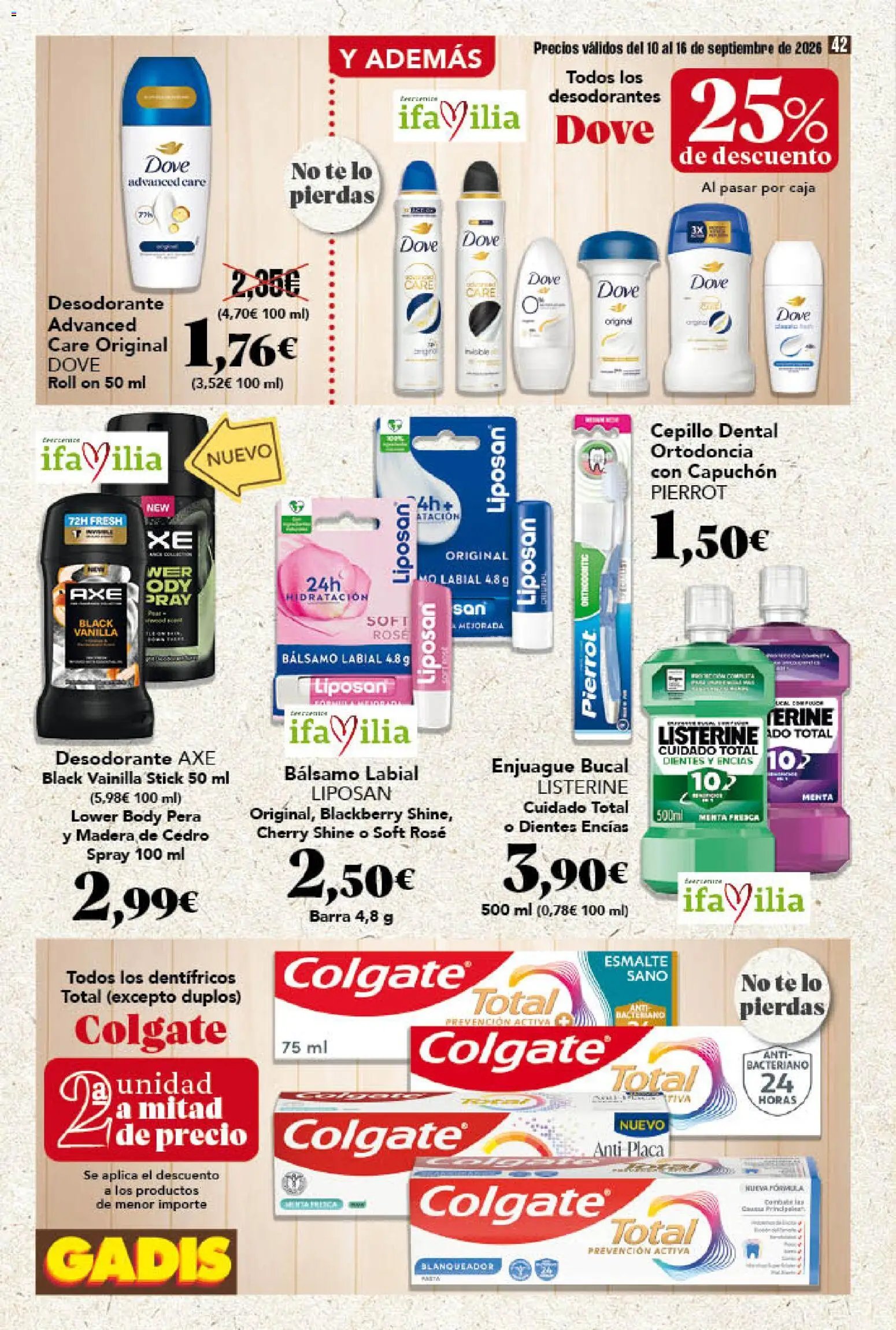 Gadis oferta desde 10/09/2026 Gadis Folleto