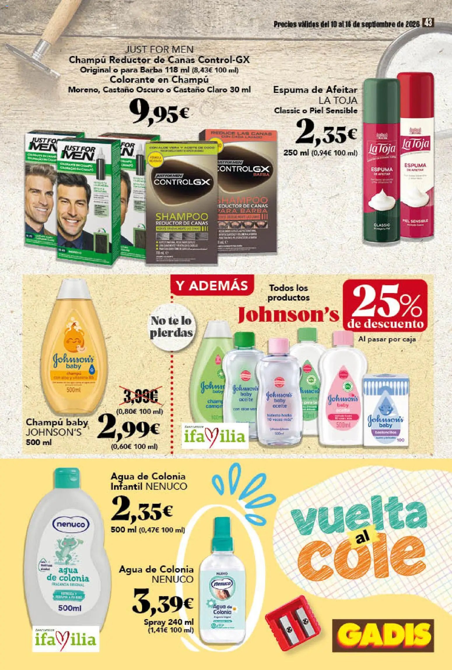 Gadis oferta desde 10/09/2026 Gadis Folleto