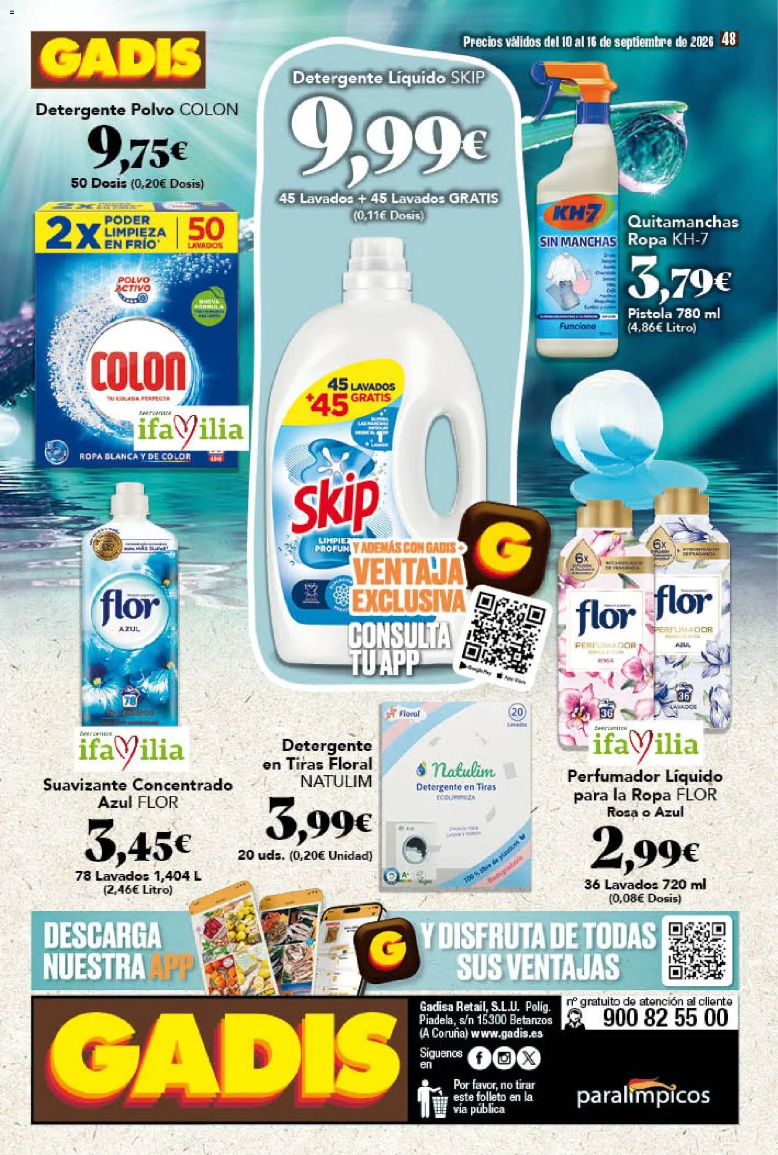 Gadis oferta desde 10/09/2026 Gadis Folleto
