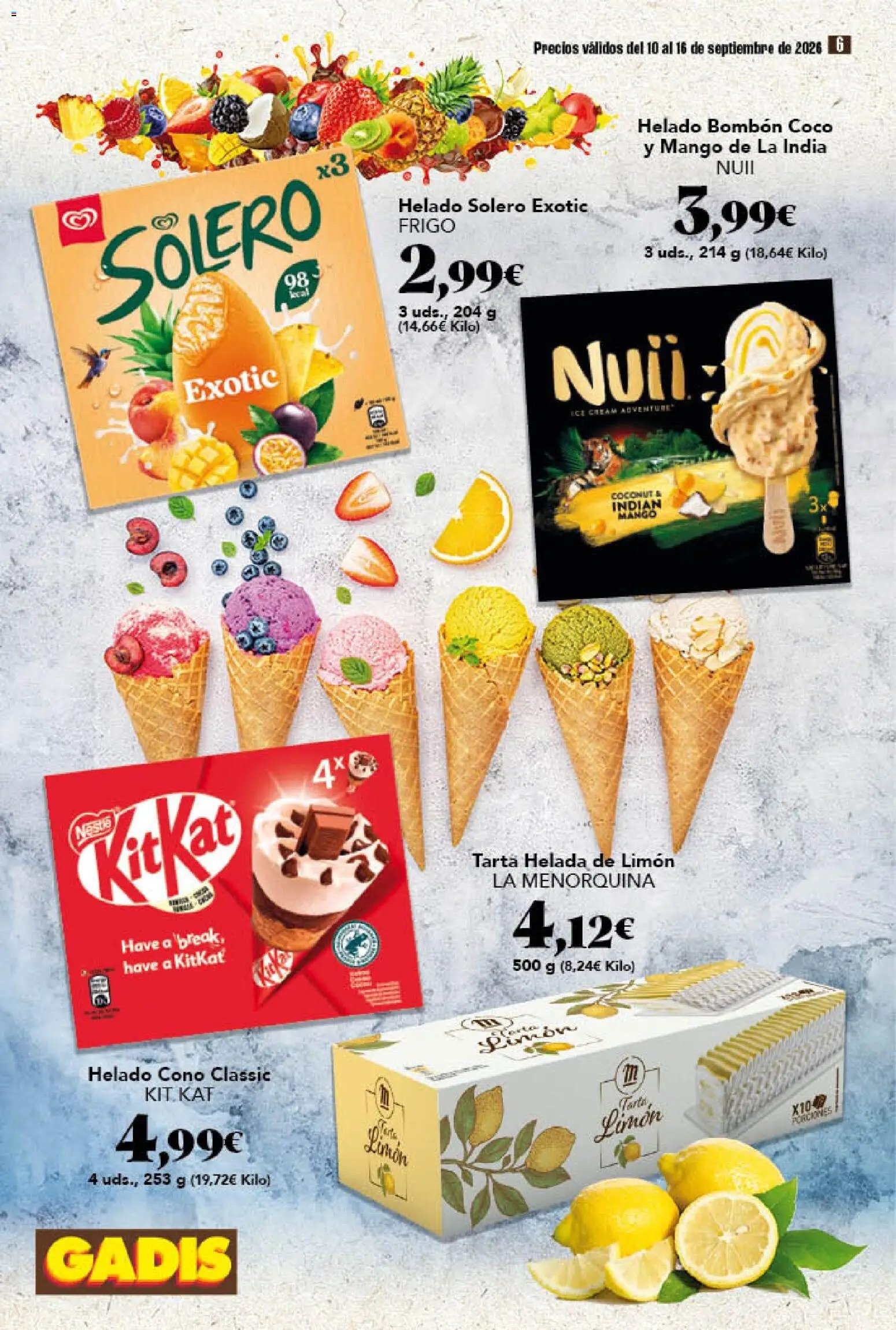 Gadis oferta desde 10/09/2026 Gadis Folleto