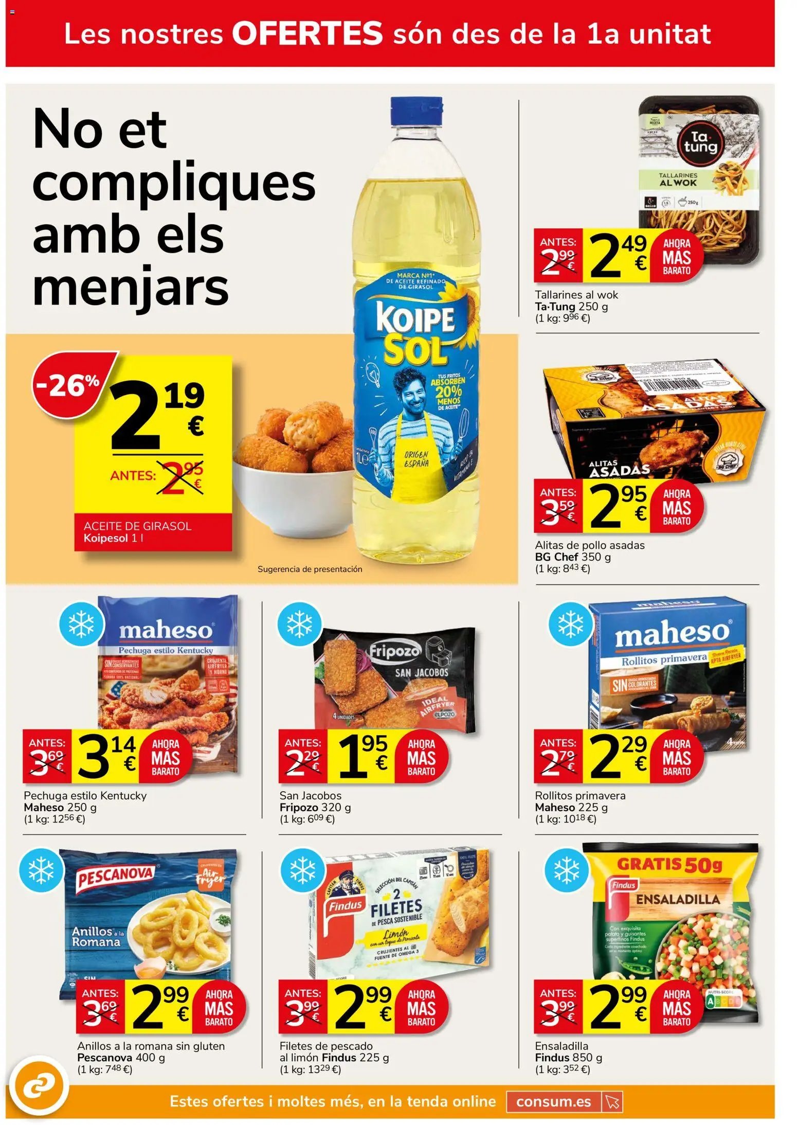 Consum oferta desde 23/07/2026 Consum Folleto
