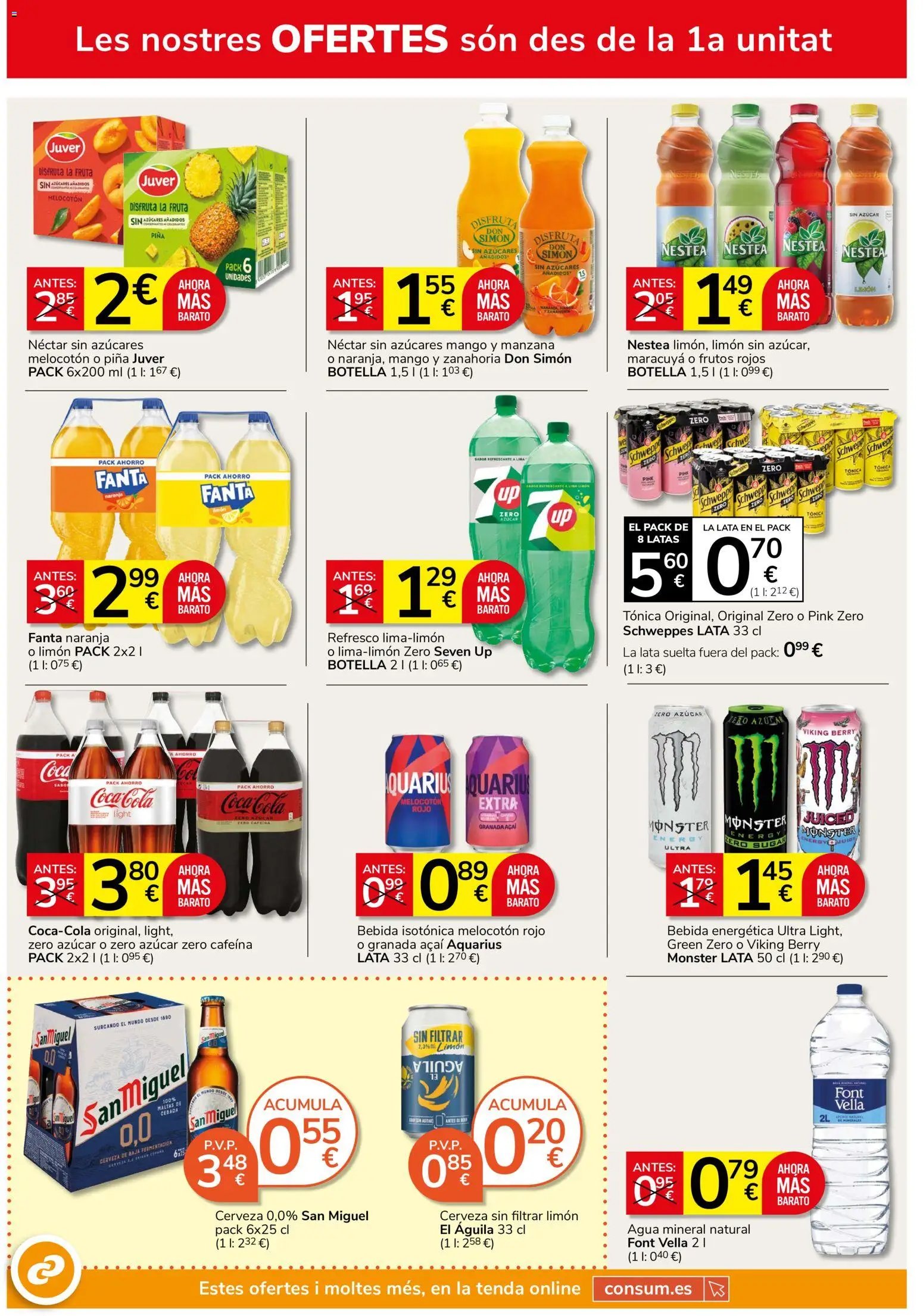 Consum oferta desde 23/07/2026 Consum Folleto