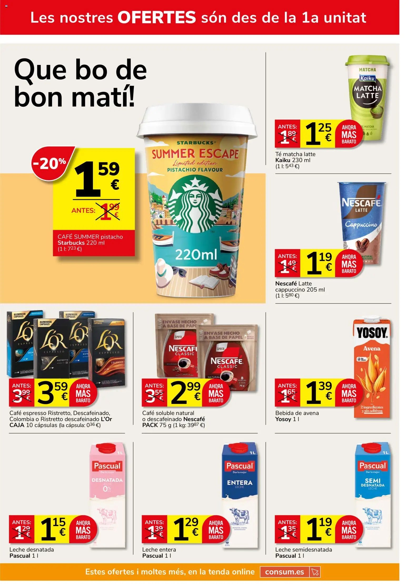 Consum oferta desde 23/07/2026 Consum Folleto