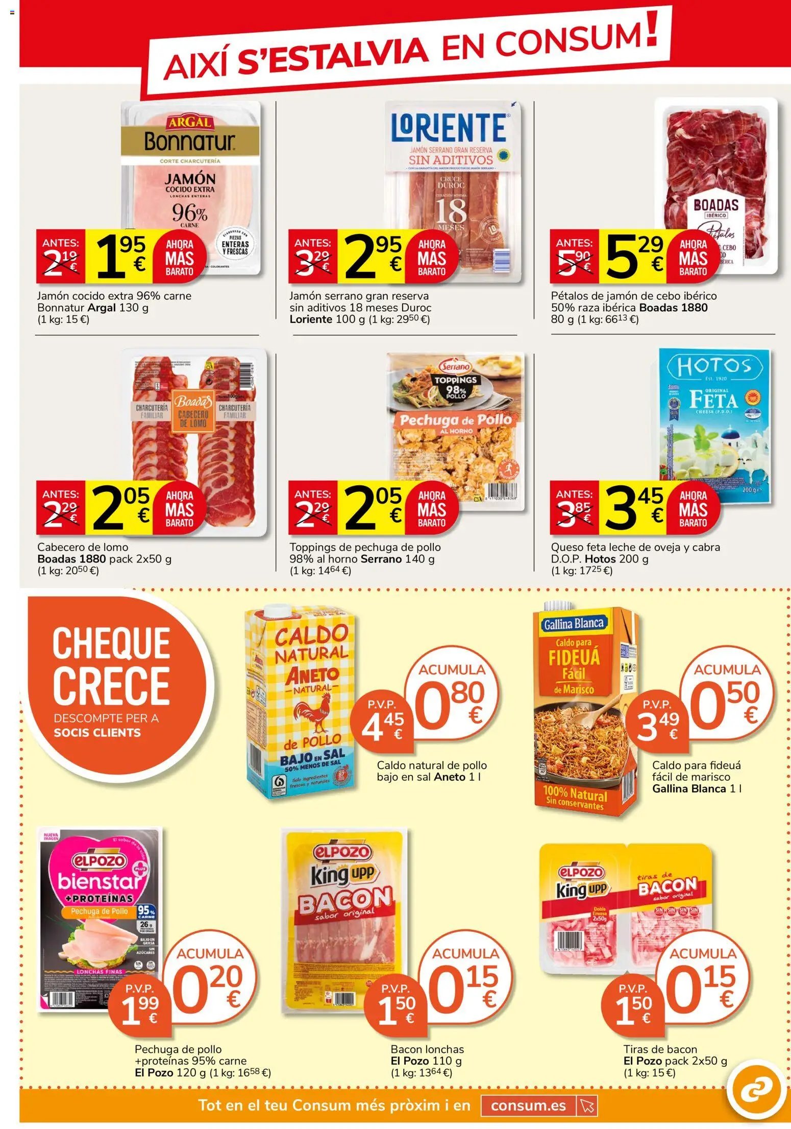 Consum oferta desde 23/07/2026 Consum Folleto