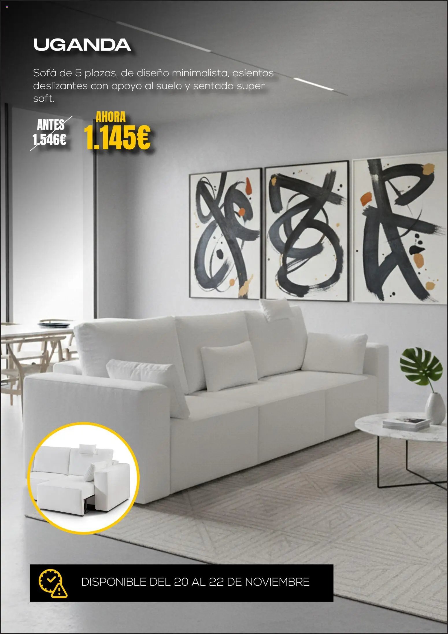 OKsofás oferta desde 07/11/2025 Black Friday