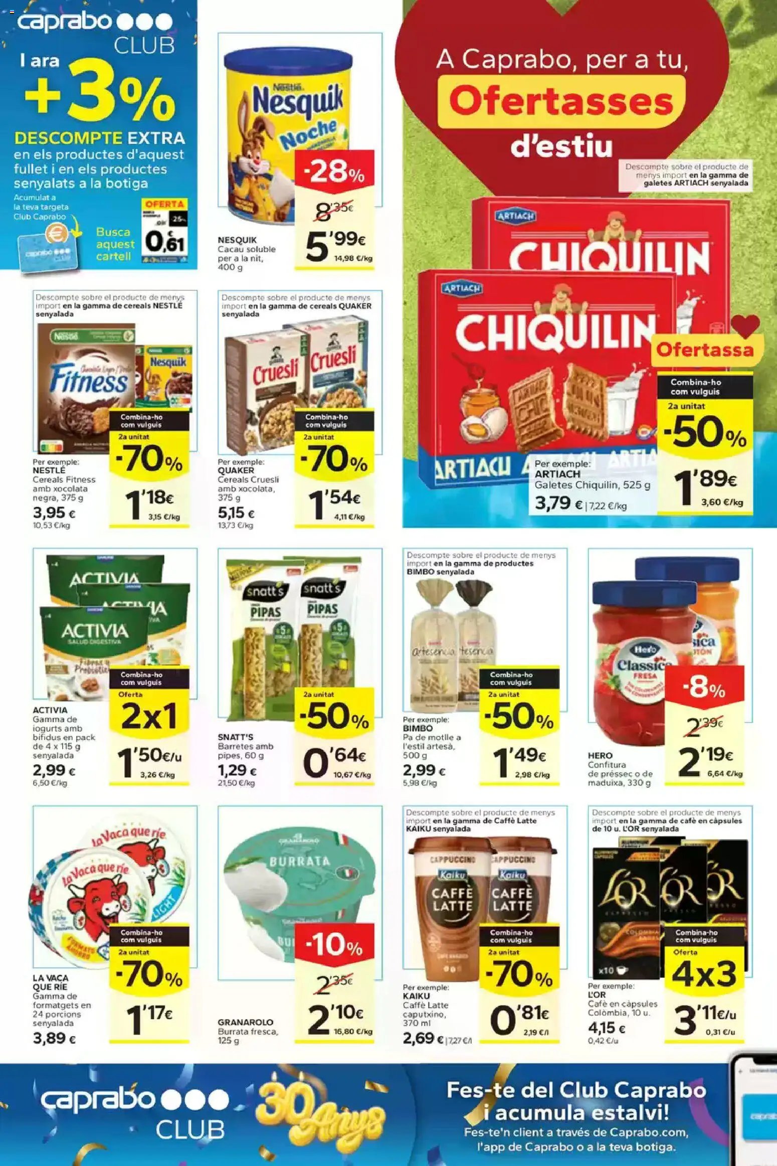 Caprabo oferta desde 30/07/2026 Caprabo Folleto